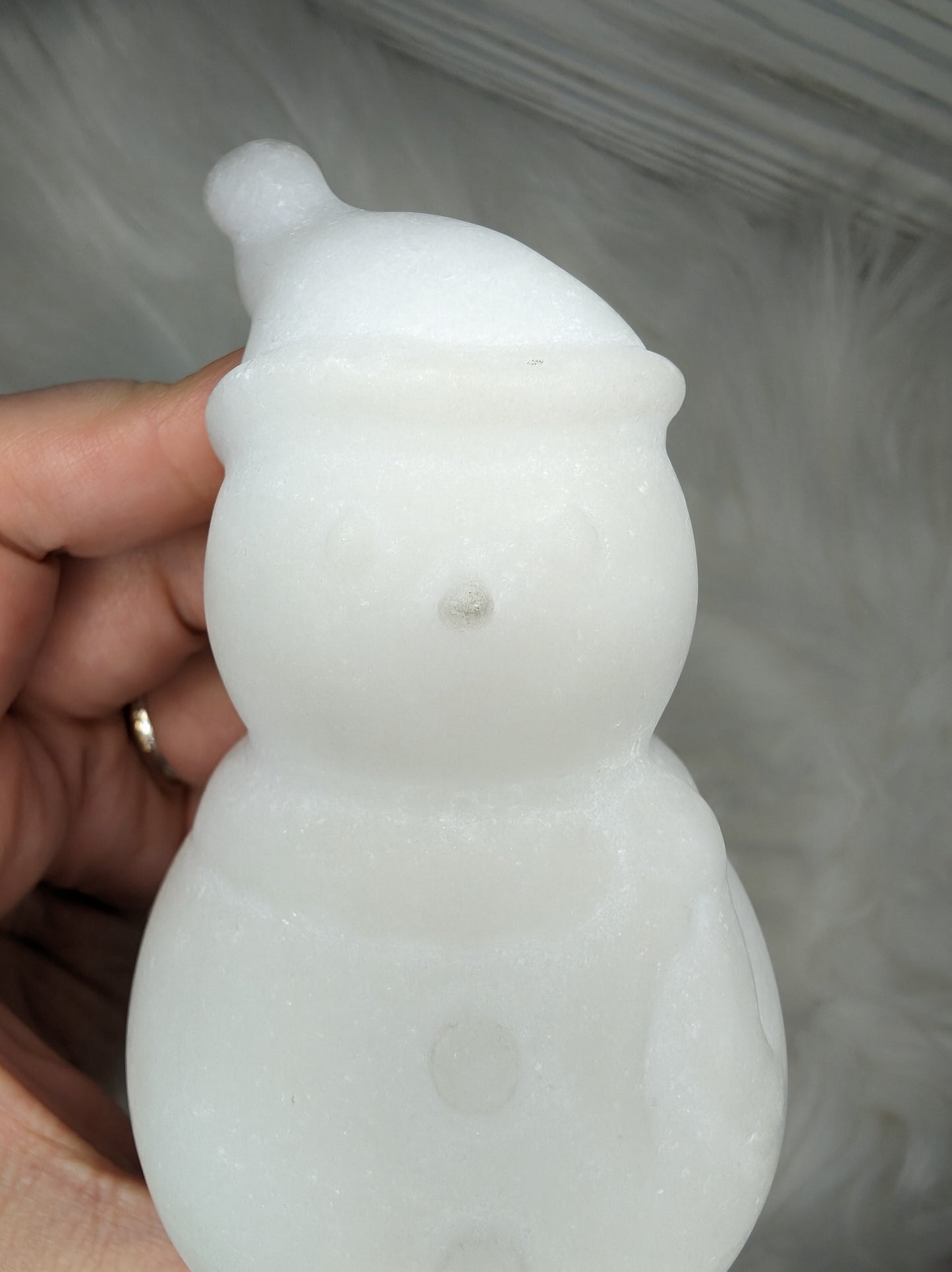 White Jade Snowman
