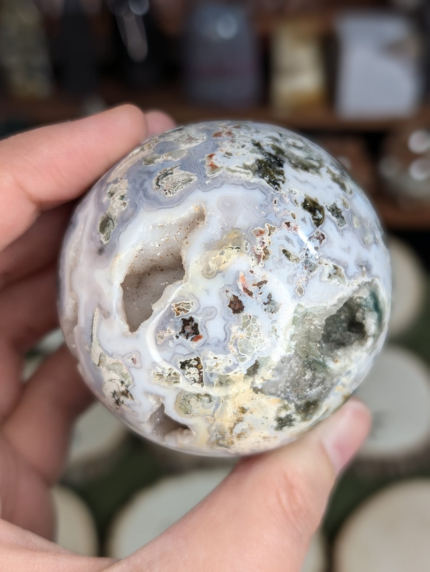 Ocean Jasper Sphere (X61)