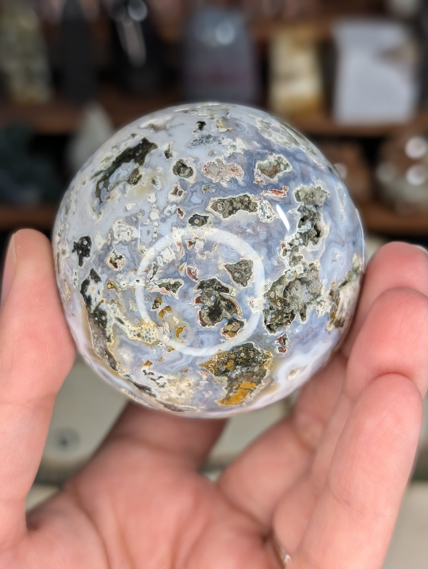 Ocean Jasper Sphere (X61)