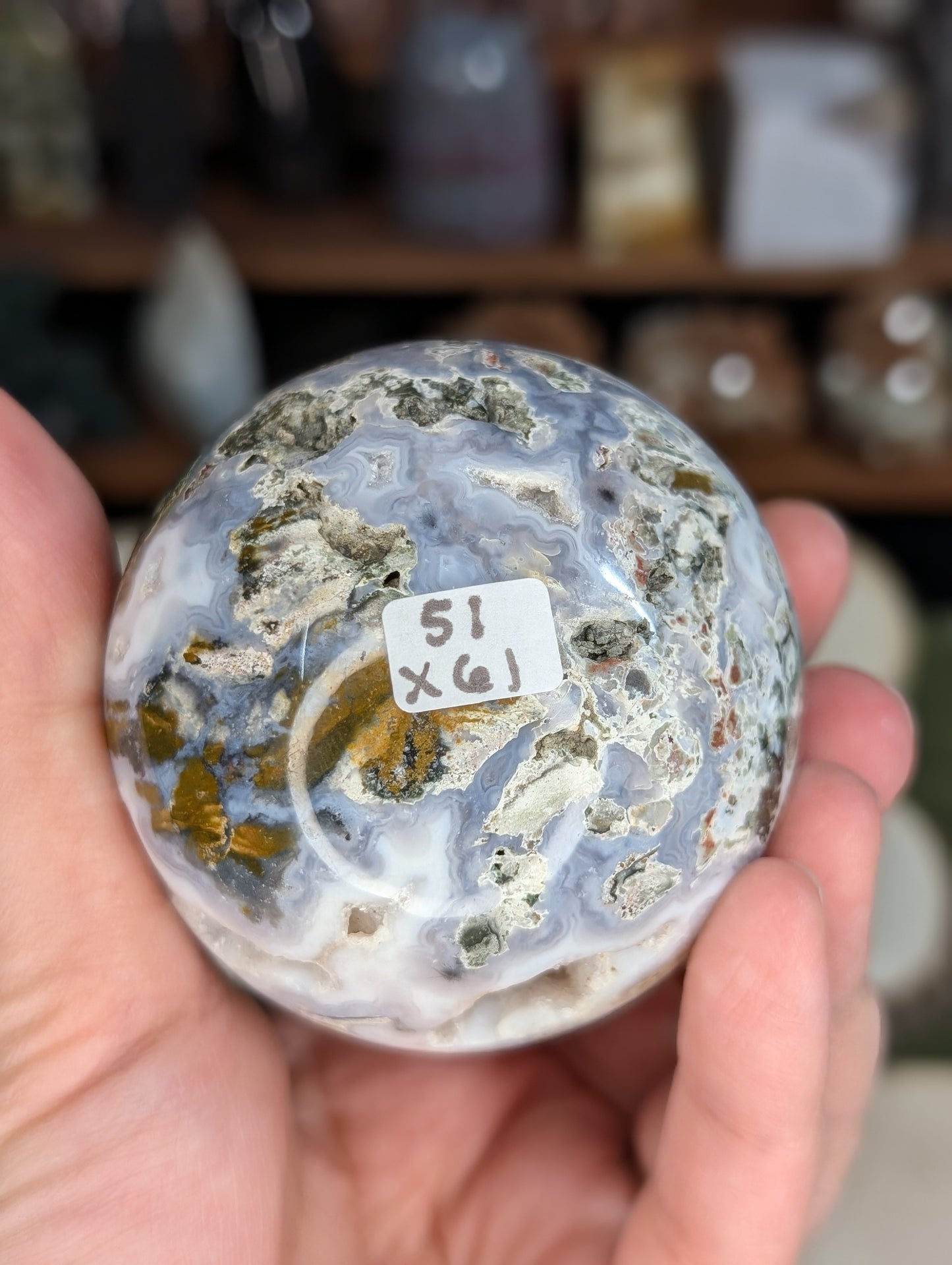 Ocean Jasper Sphere (X61)