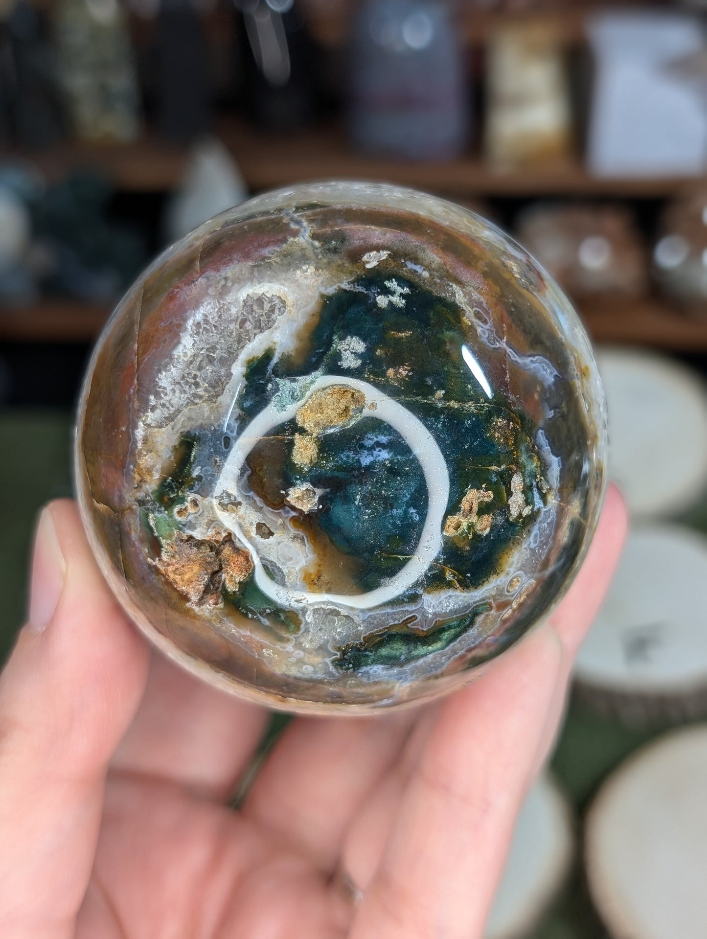 Ocean Jasper Sphere (X63)