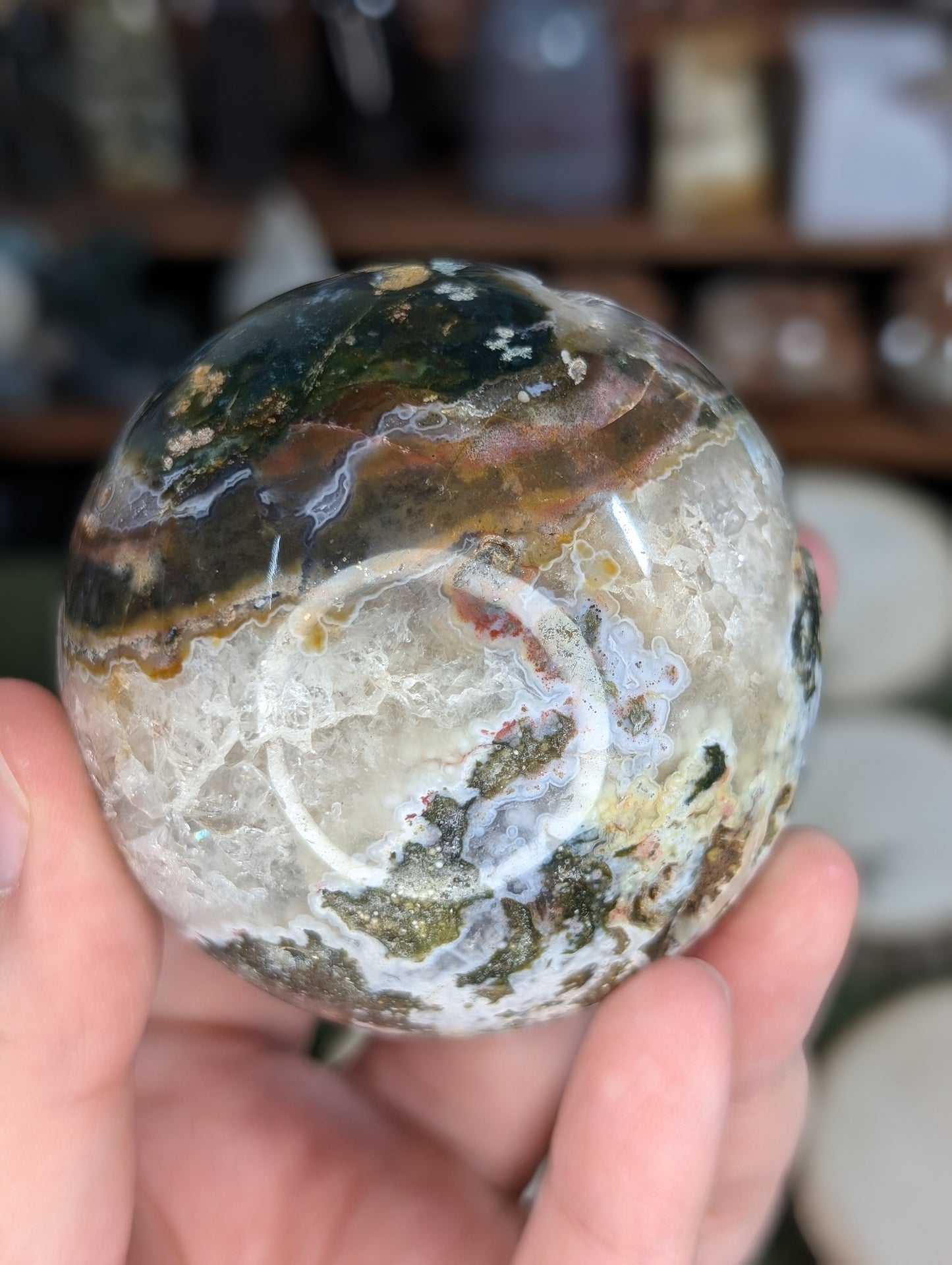 Ocean Jasper Sphere (X63)