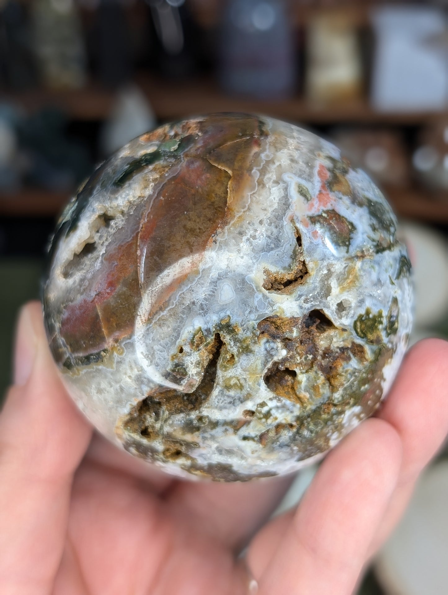 Ocean Jasper Sphere (X63)