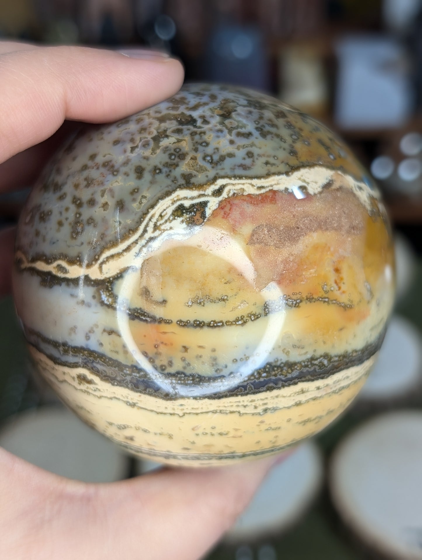Ocean Jasper Sphere (AS37)