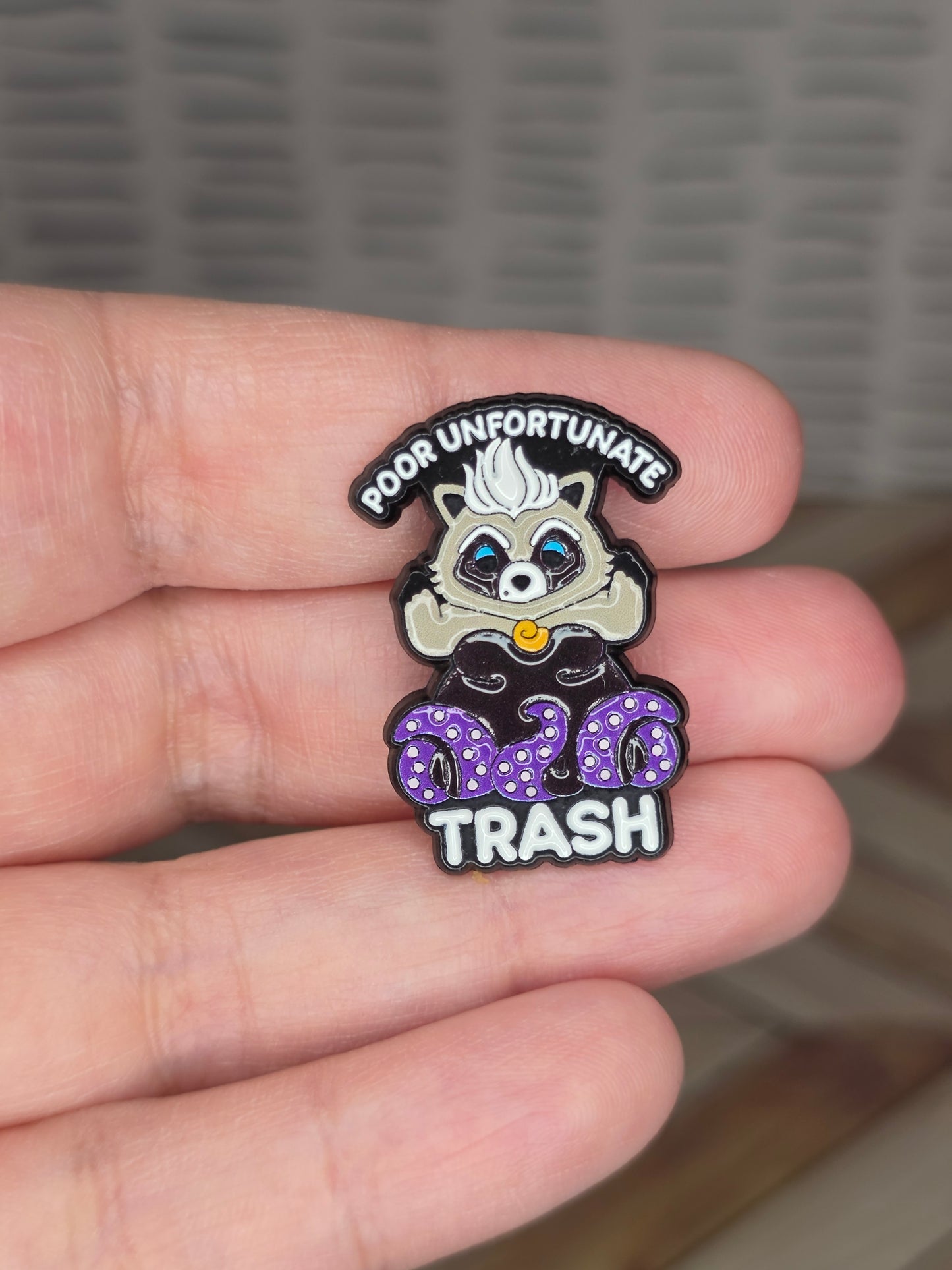 Unfortunate Trash Enamel Pin