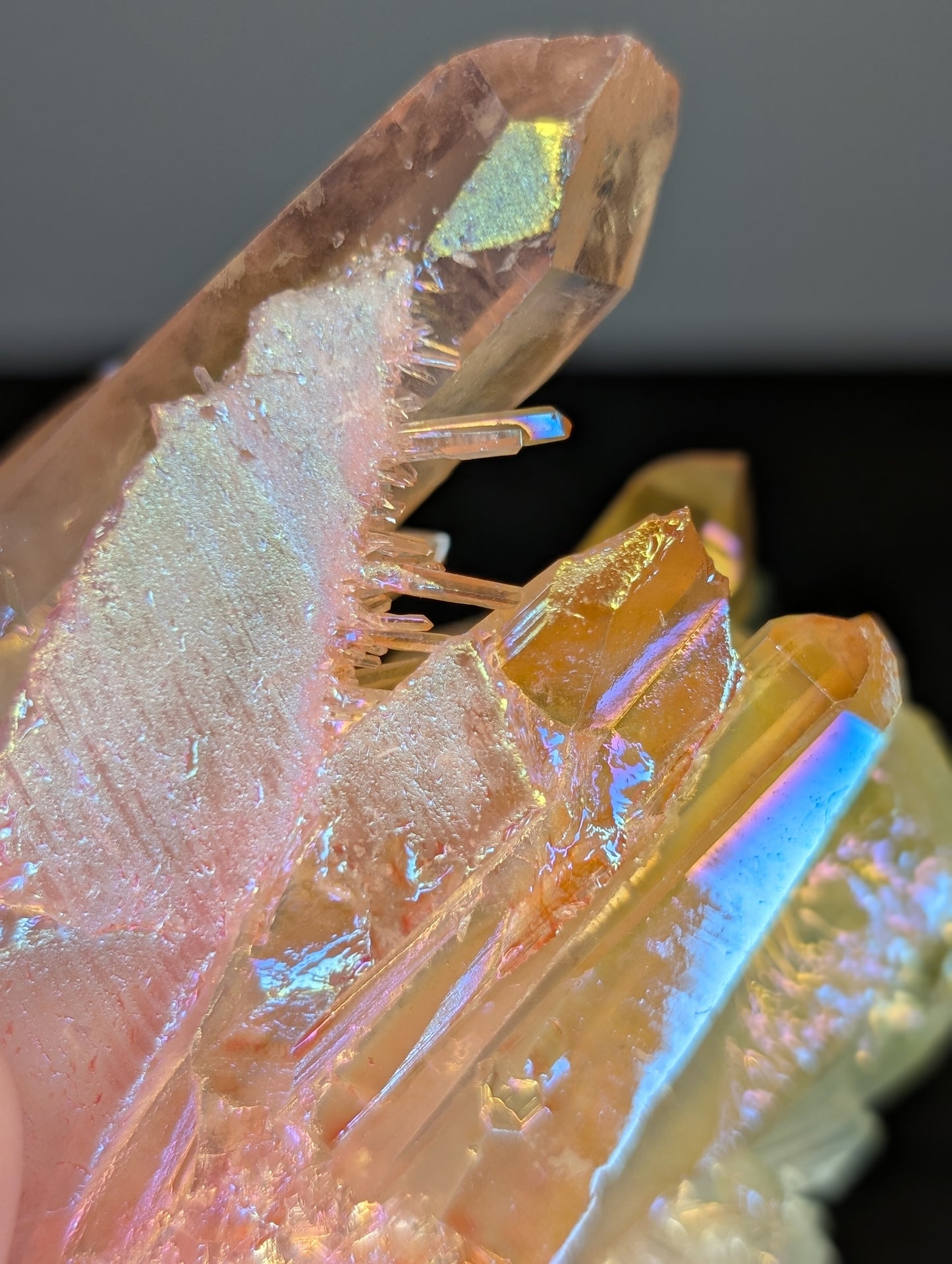 Aura Coated Quartz Cluster
