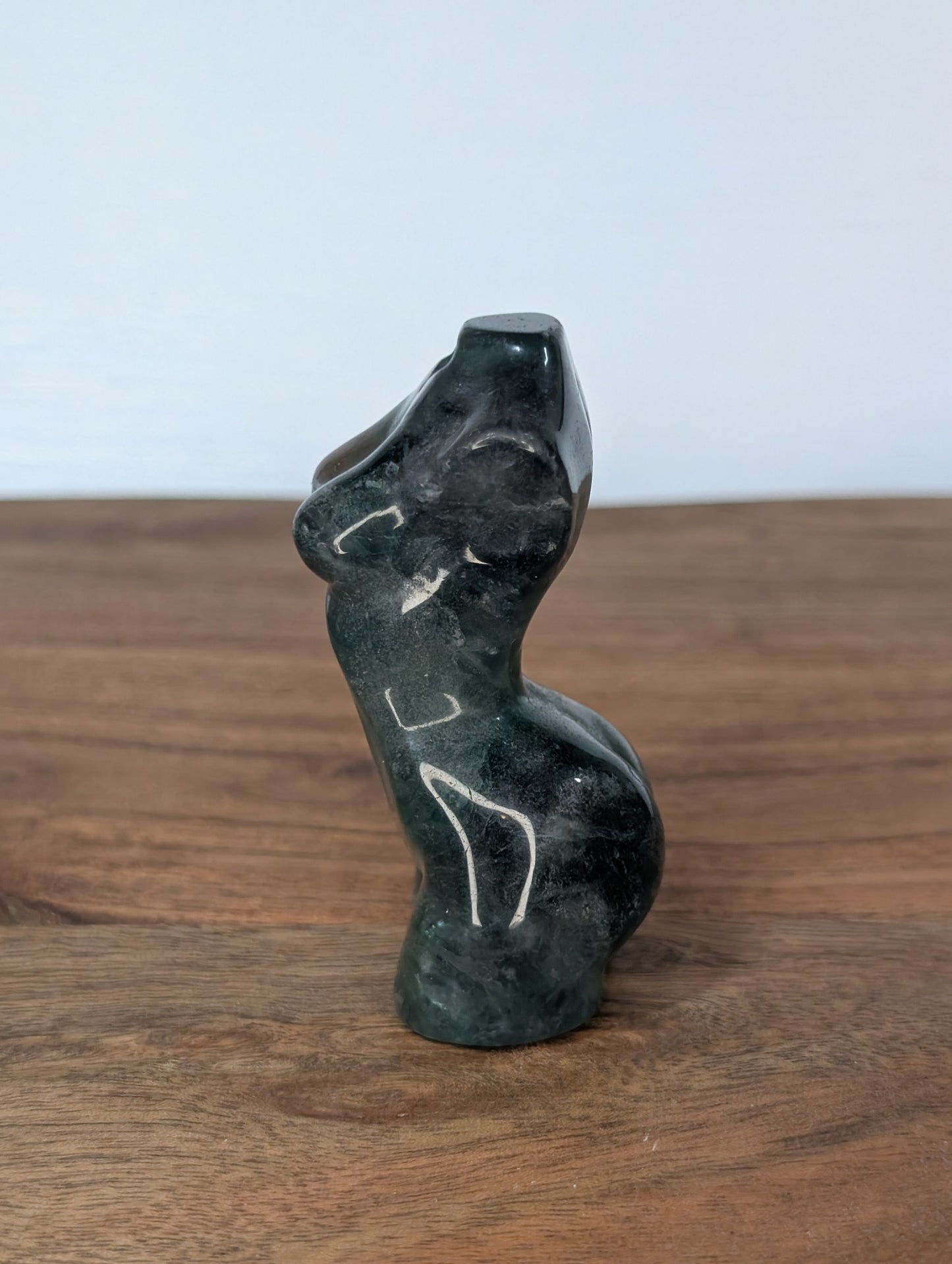 Fluorite Goddess Body Carving (R77)