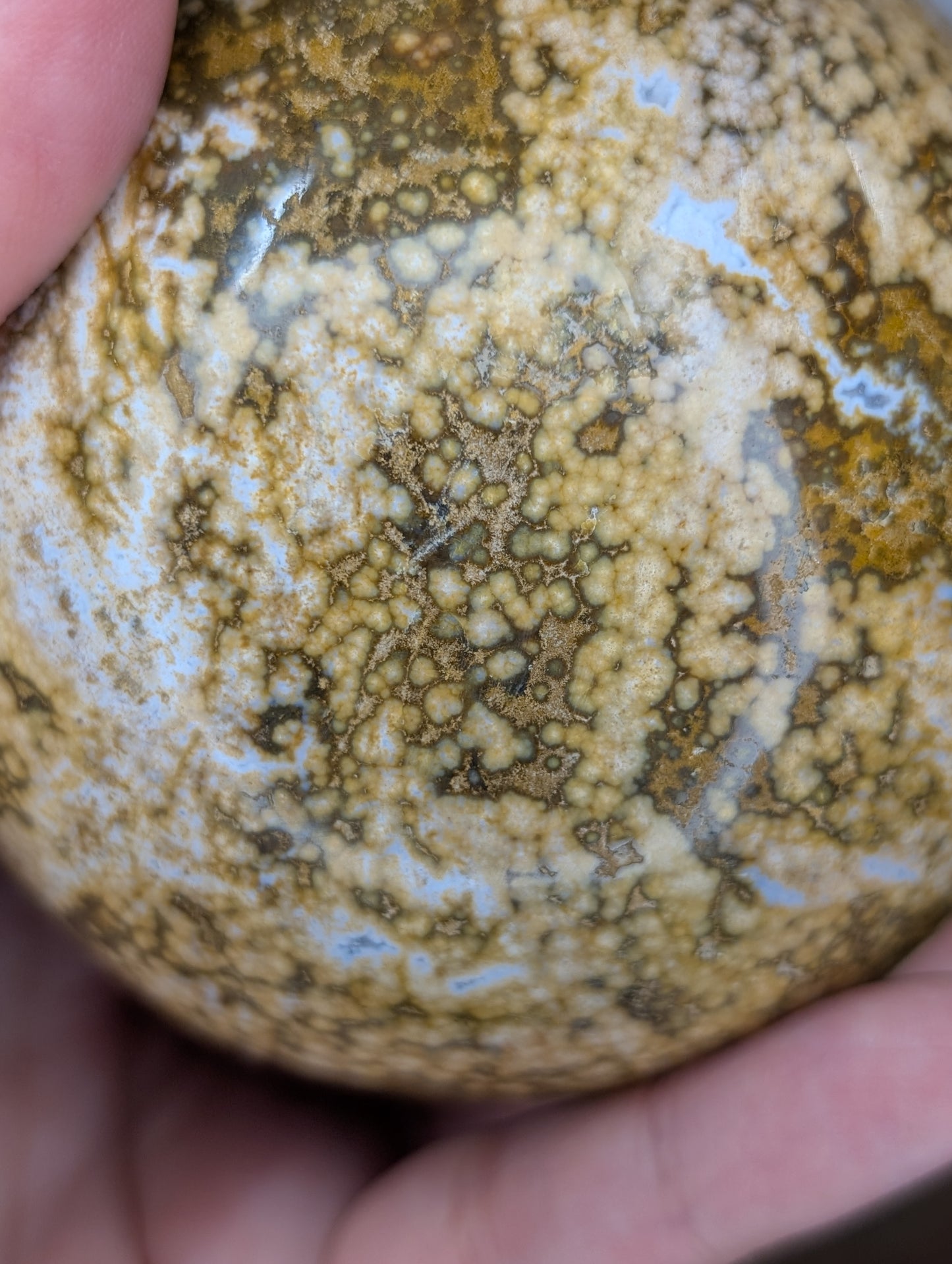 Orbicular Jasper Sphere (G76)
