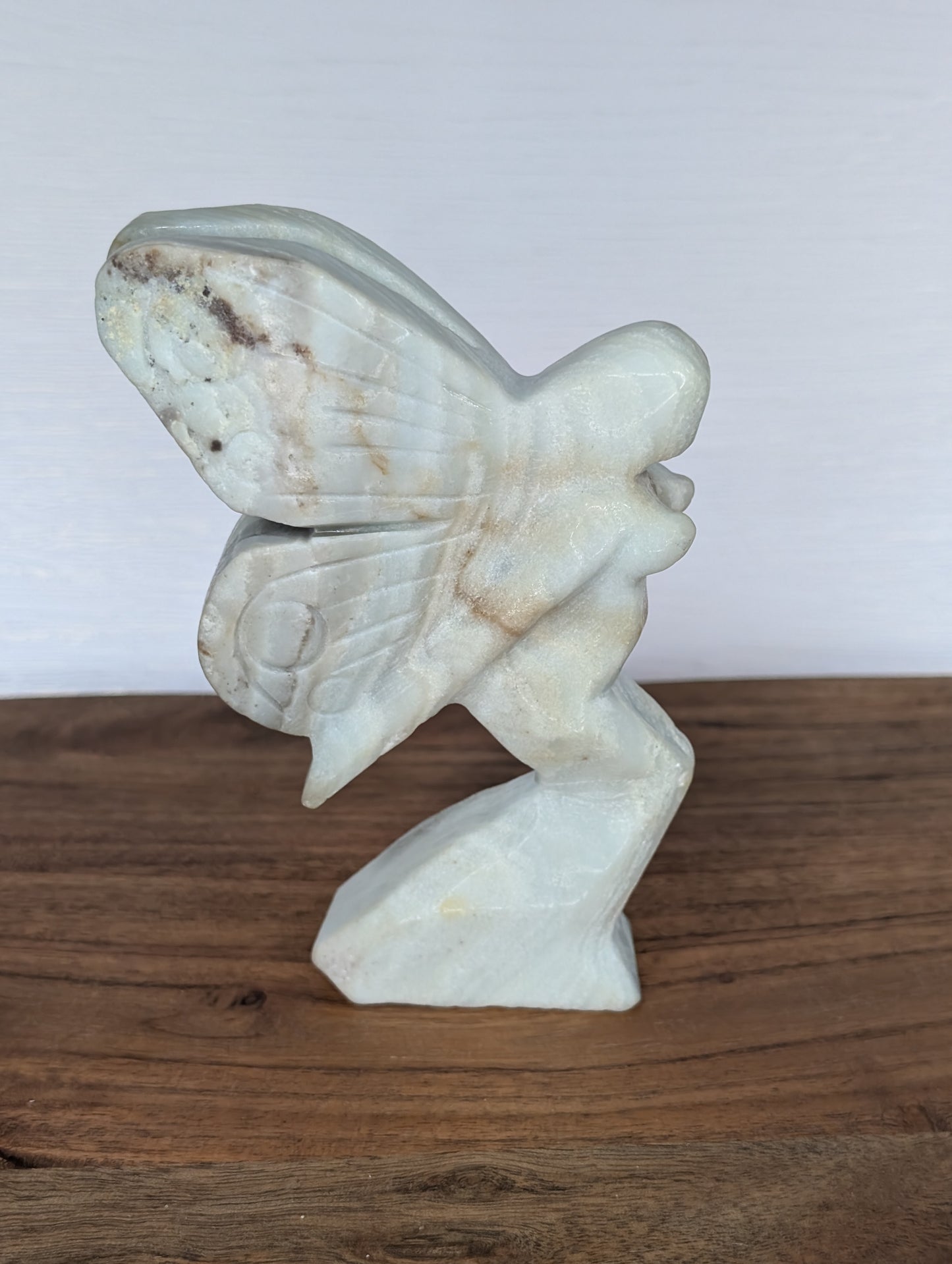 Caribbean Calcite (Madonna) Fairy Carving (AE93)