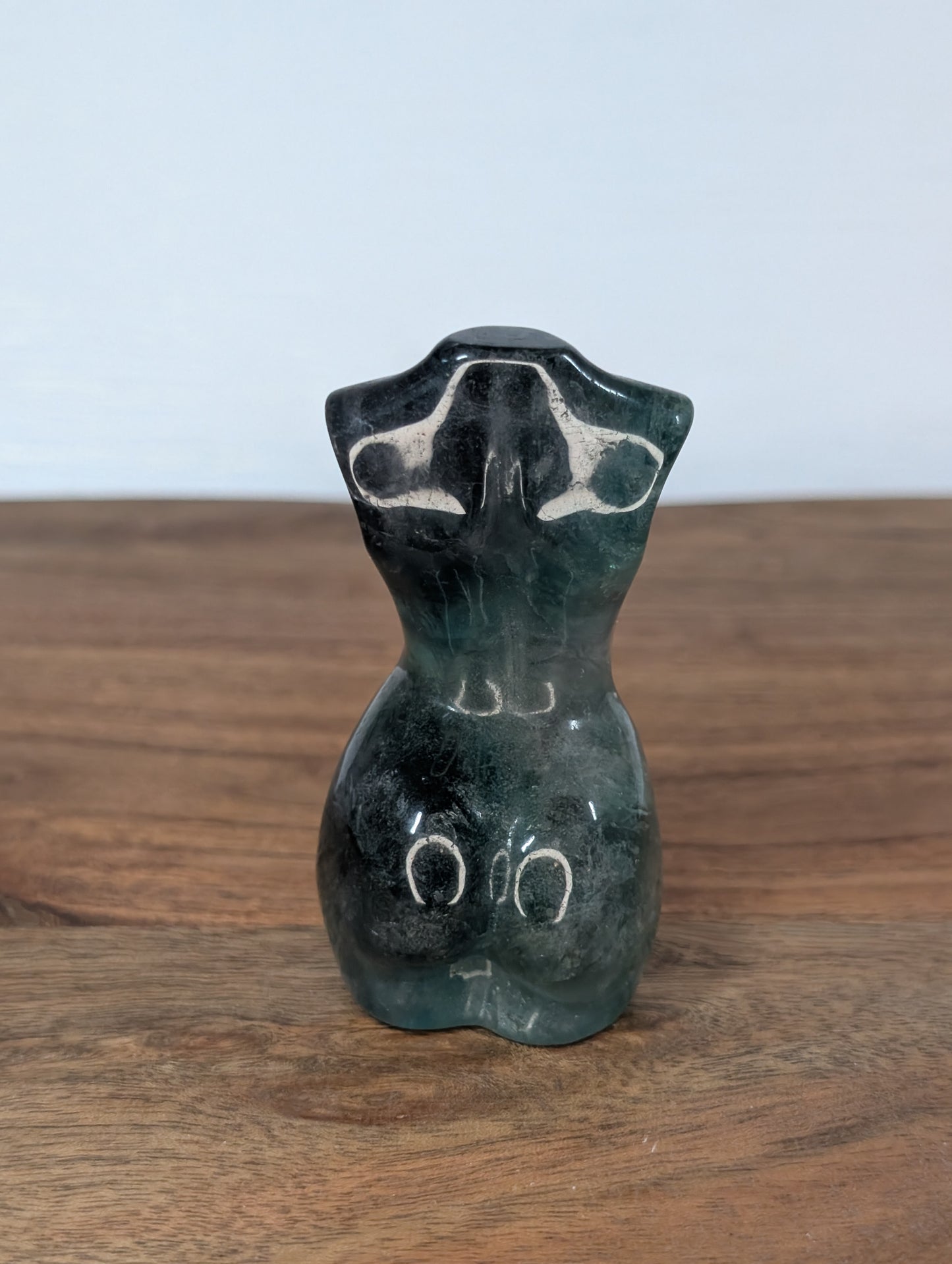 Fluorite Goddess Body Carving (R77)