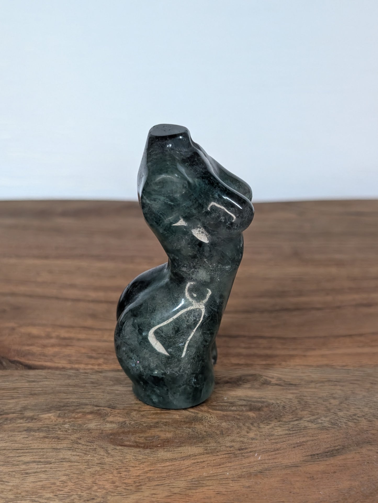 Fluorite Goddess Body Carving (R77)