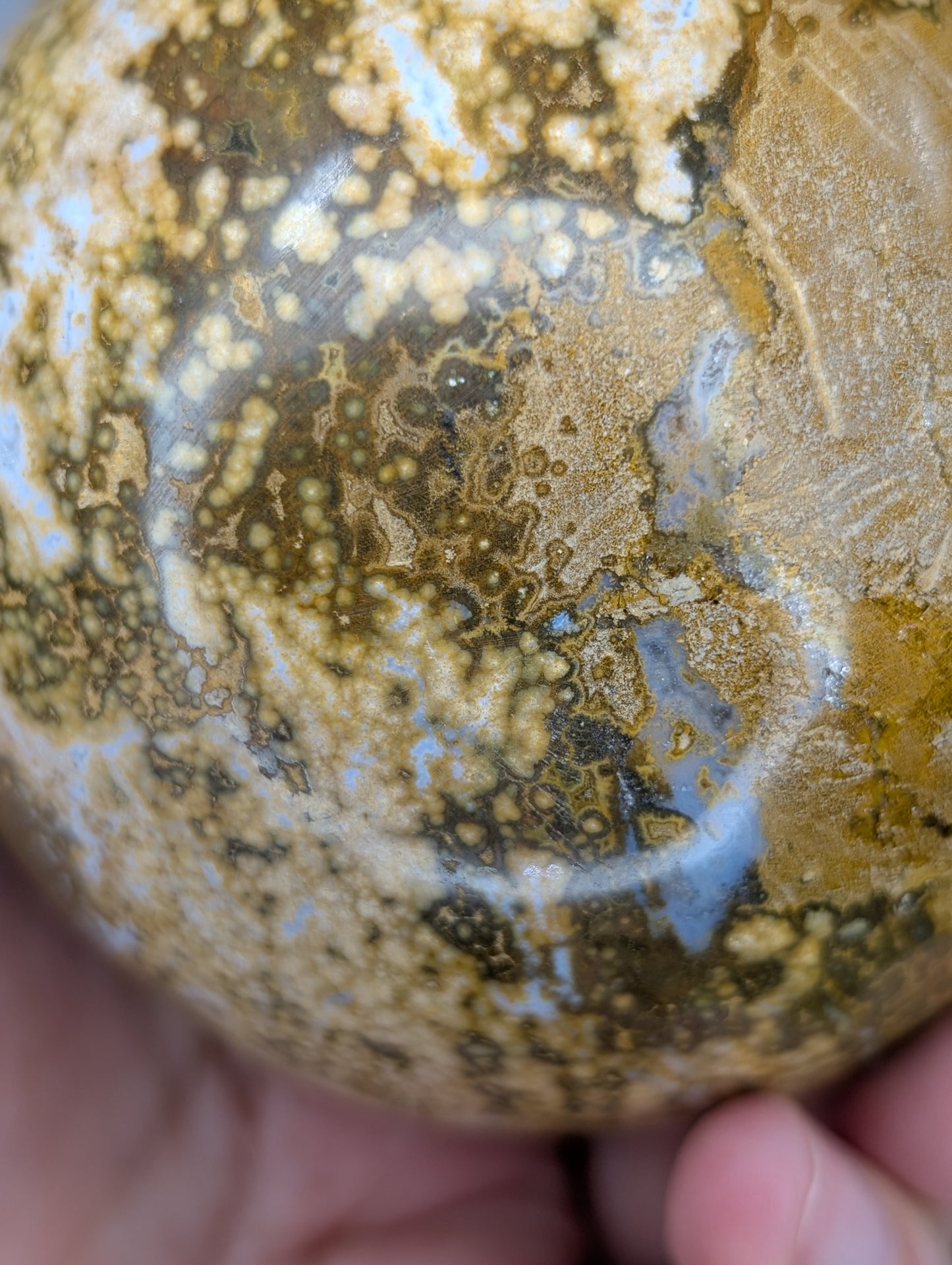 Orbicular Jasper Sphere (G76)