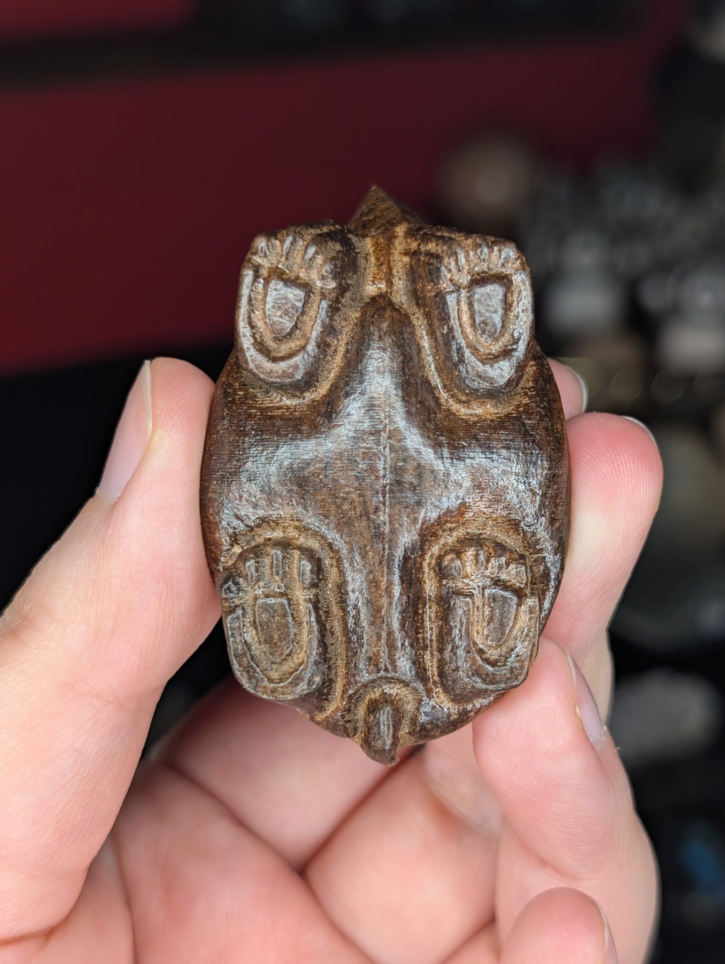 Wooden Turtle Carving