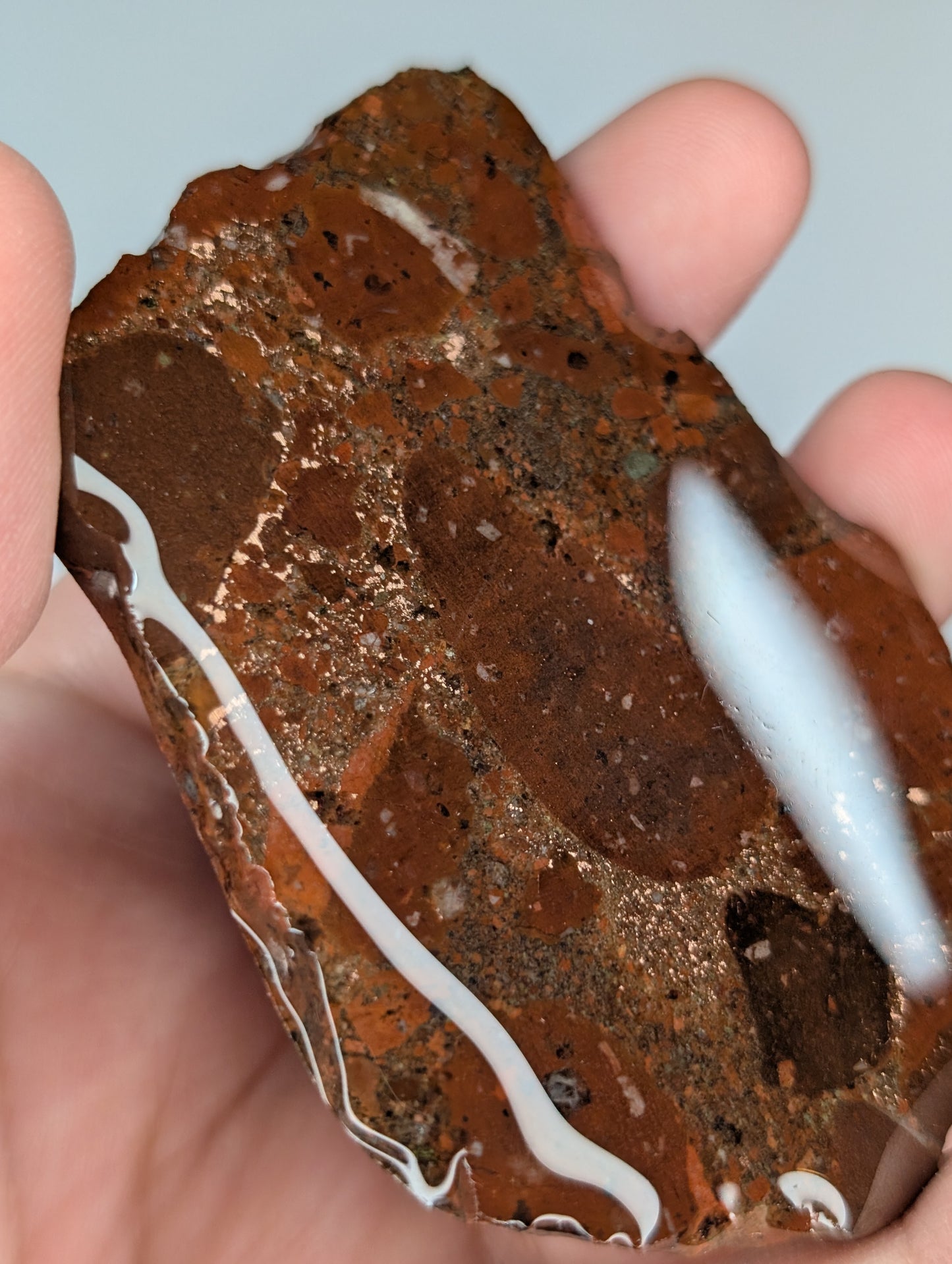 Resin Coated Copper Ore Slab (Michigan) (AM46)