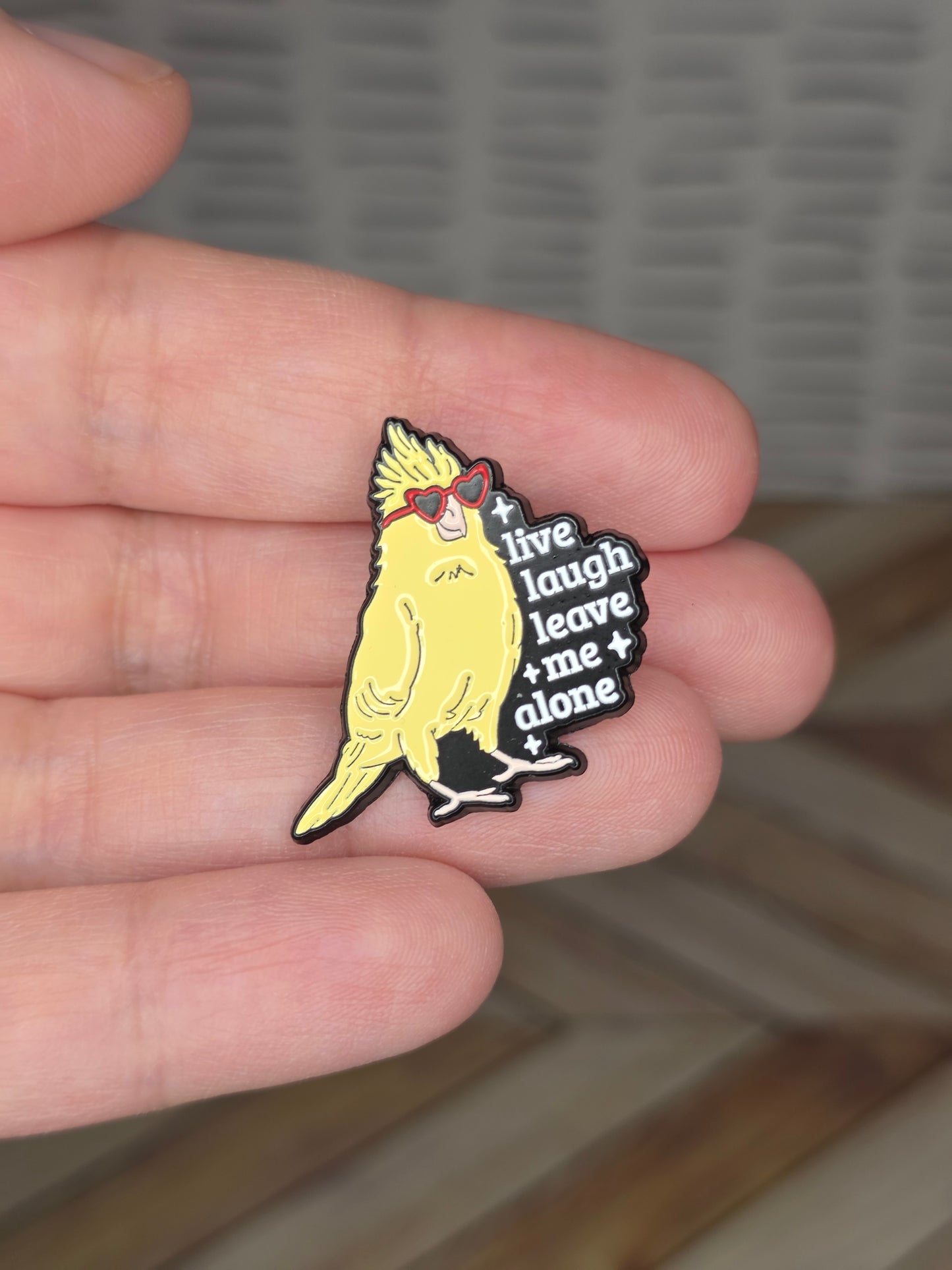 Leave Me Alone Enamel Pin