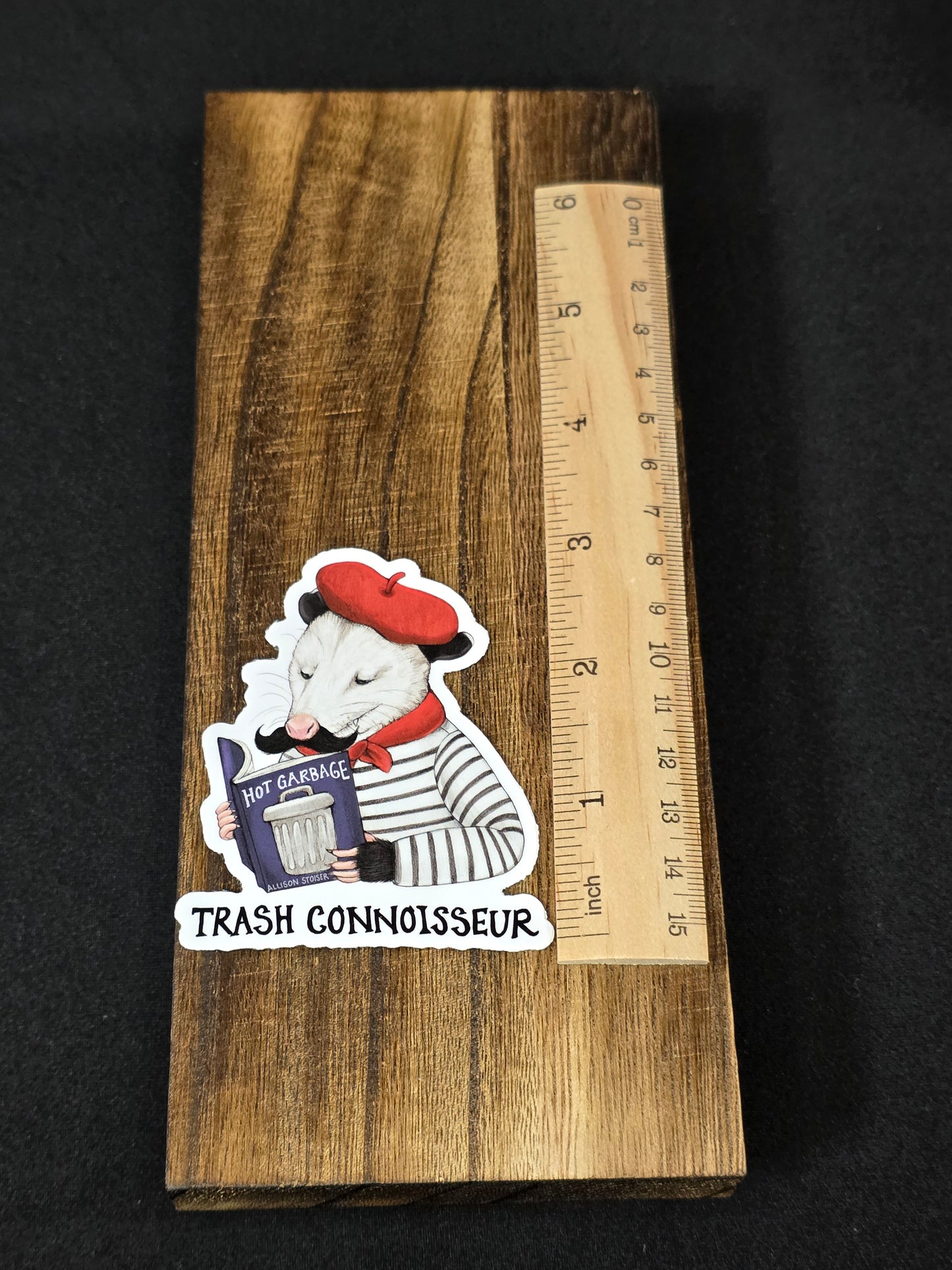 Trash Connoisseur Opossum Sticker