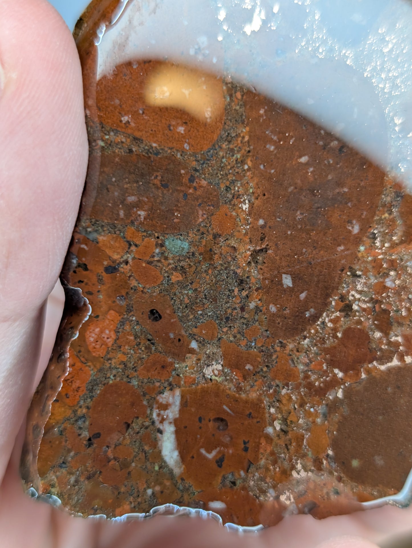 Resin Coated Copper Ore Slab (Michigan) (AM46)