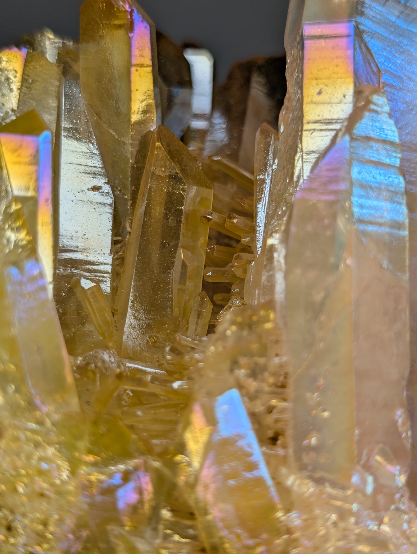 Aura Coated Quartz Cluster