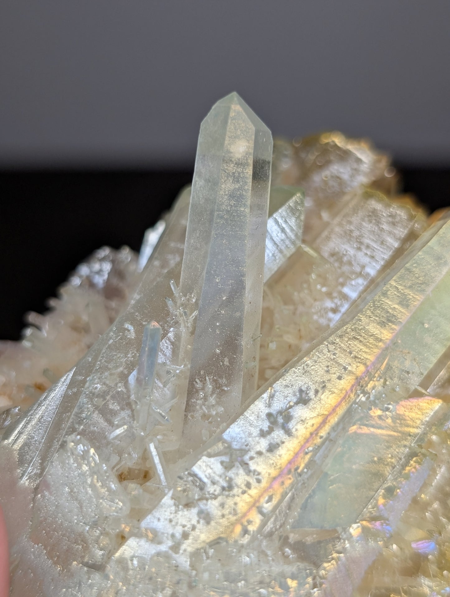 Aura Coated Quartz Cluster