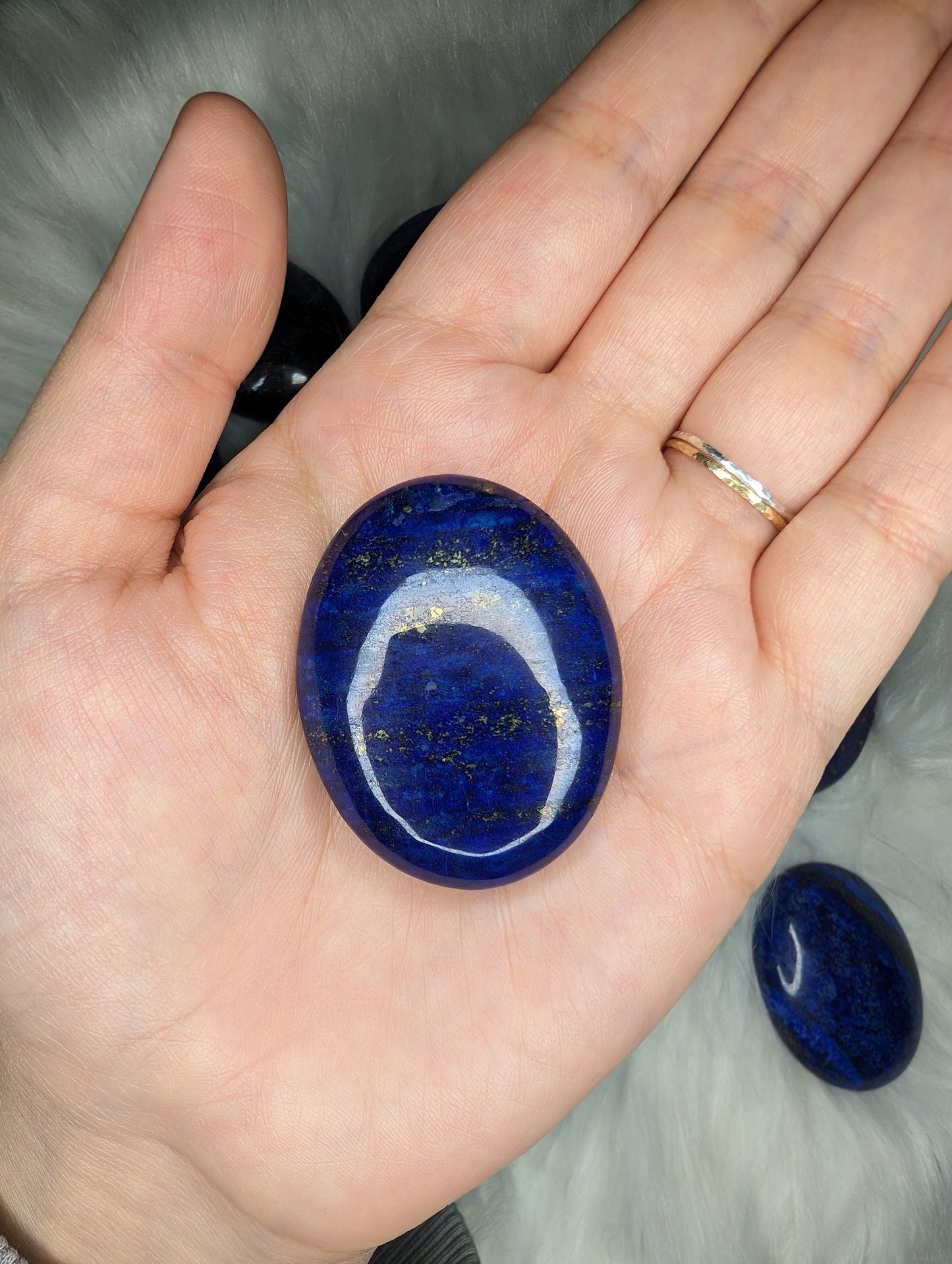Lapis Lazuli Palm Stones