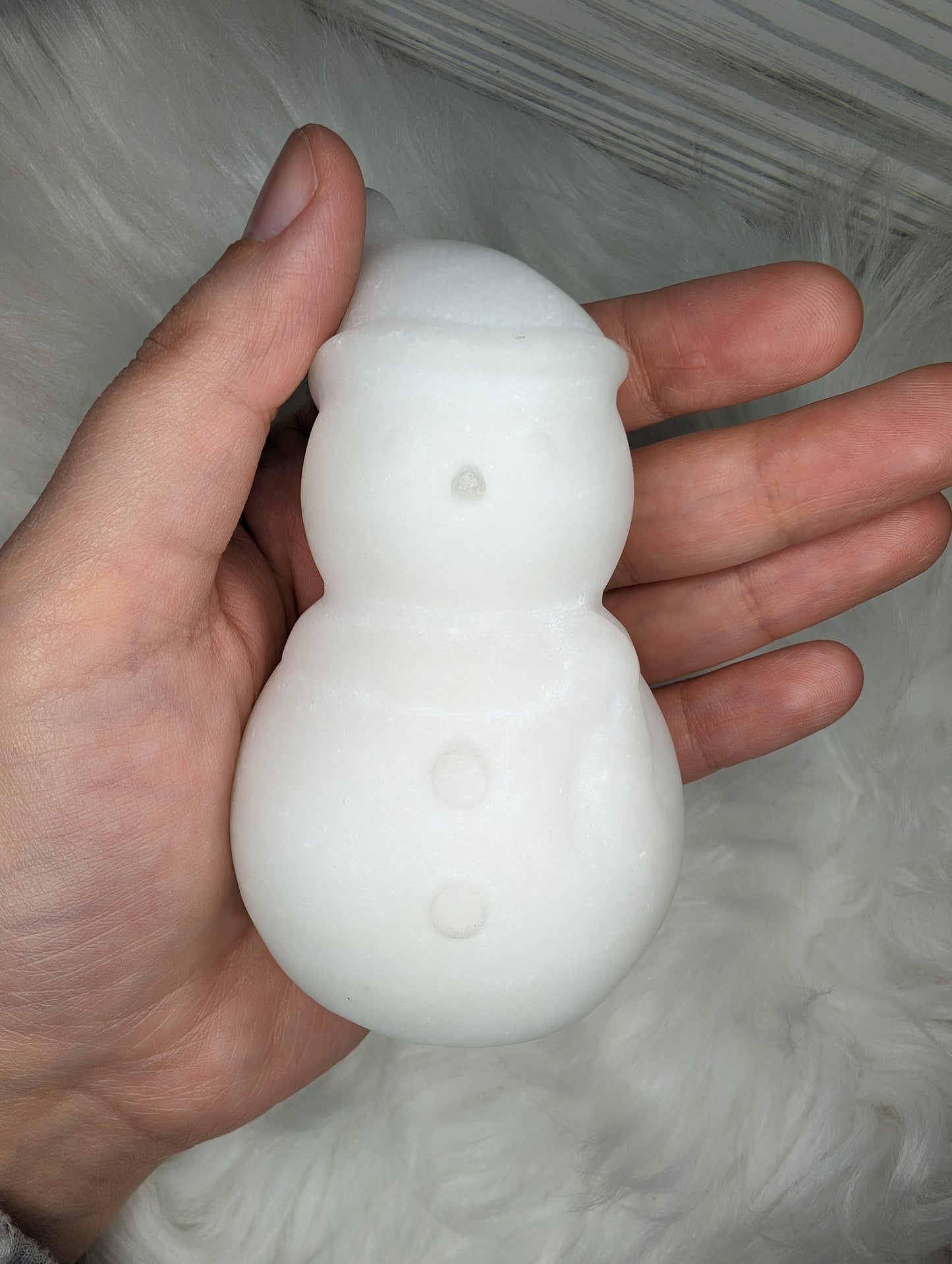 White Jade Snowman