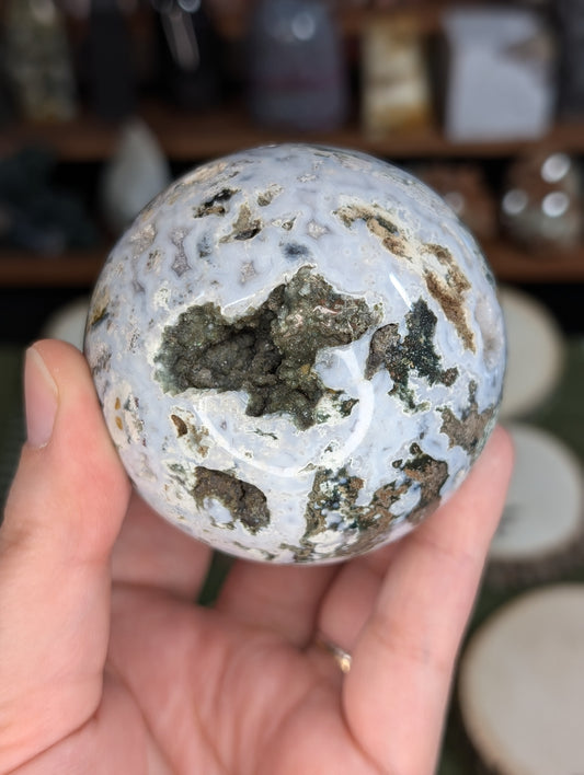 Ocean Jasper Sphere (AS83)