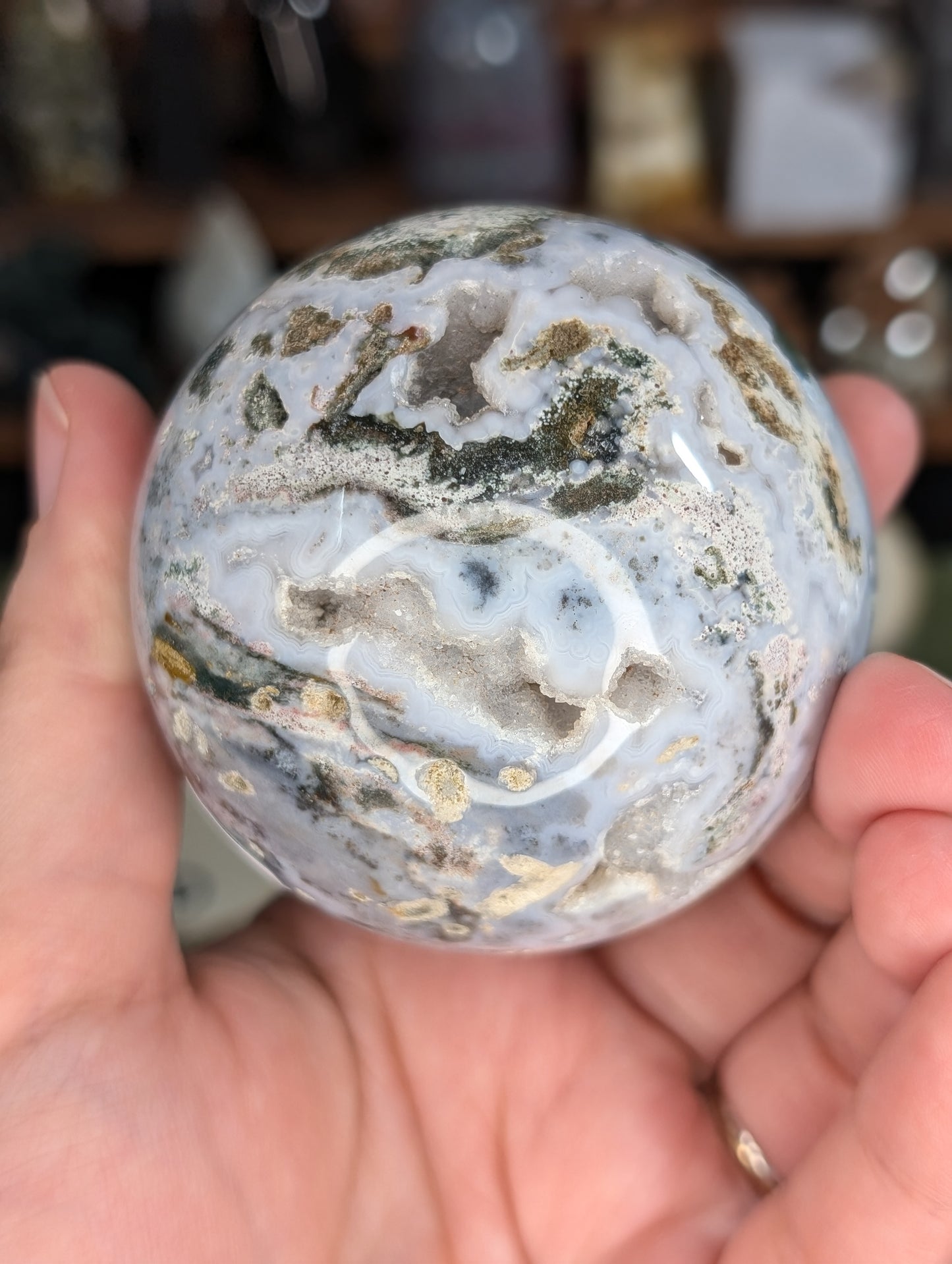Ocean Jasper Sphere (AS83)