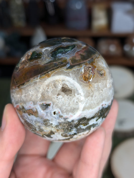 Ocean Jasper Sphere (X63)