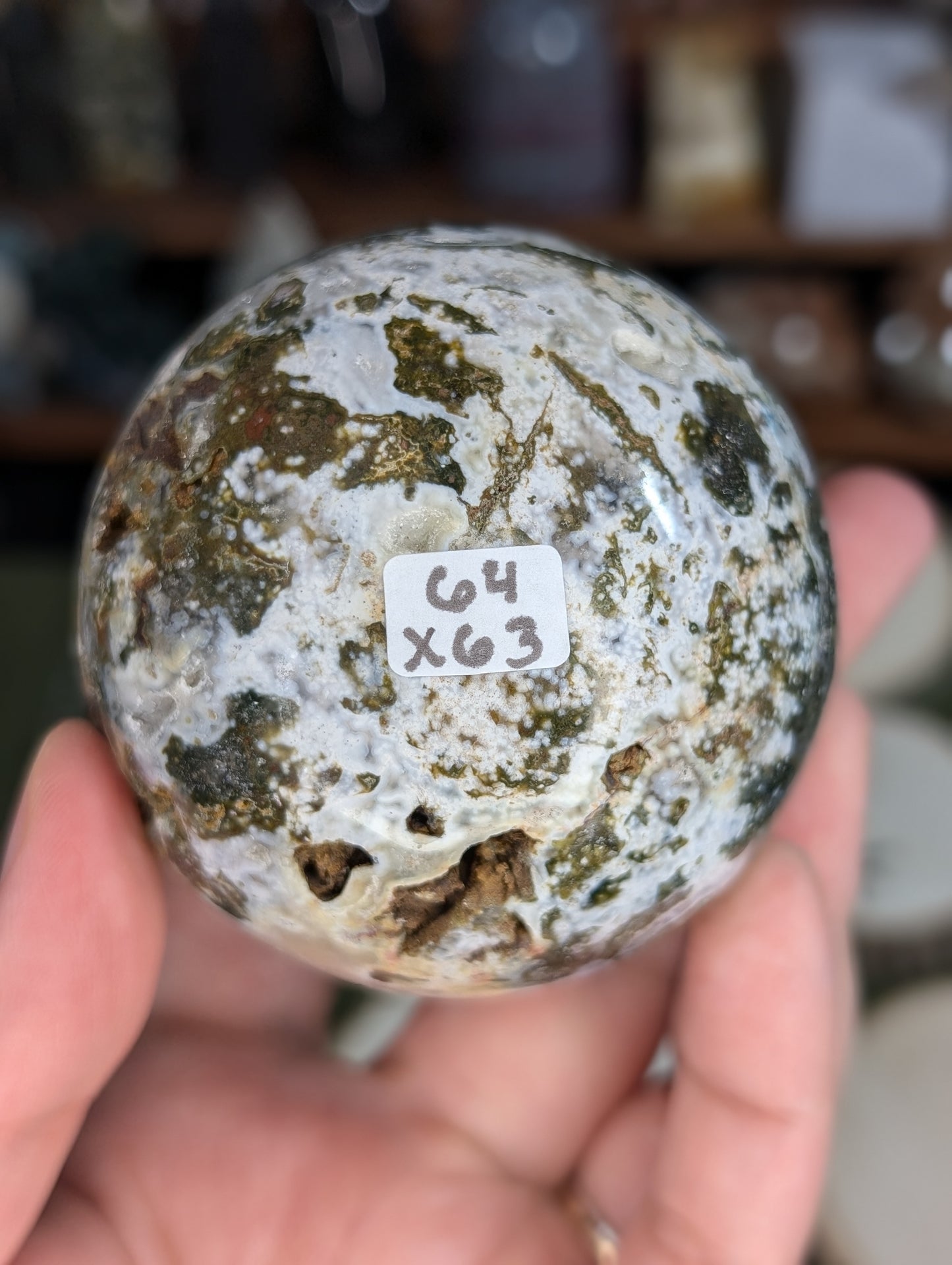 Ocean Jasper Sphere (X63)