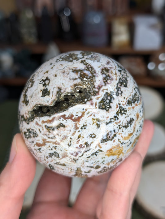 Ocean Jasper Sphere (X65)