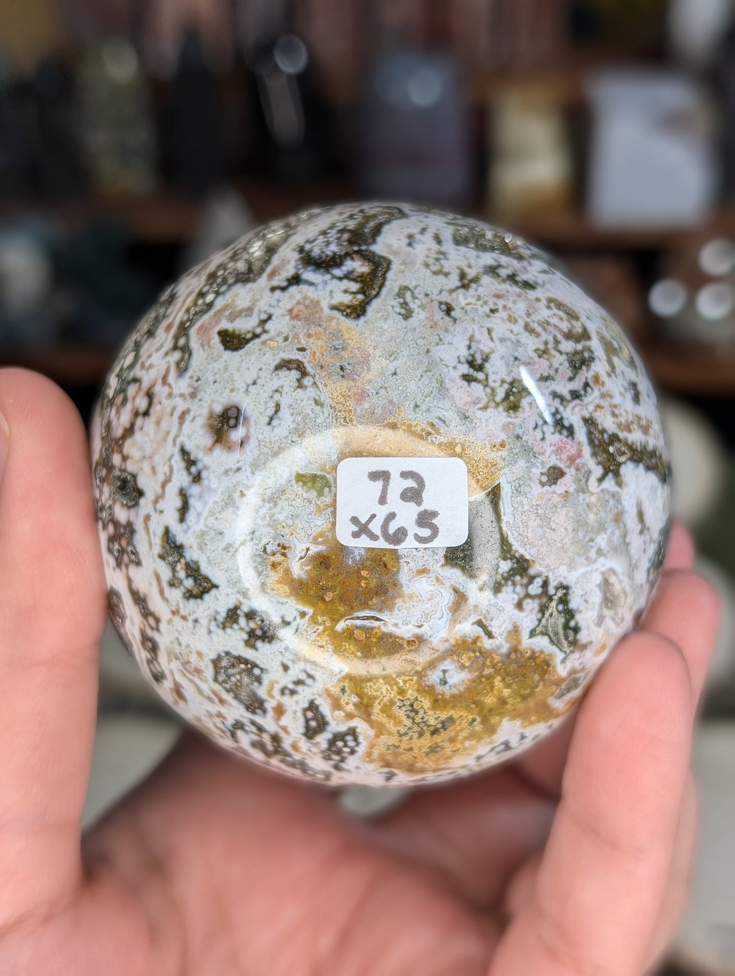 Ocean Jasper Sphere (X65)