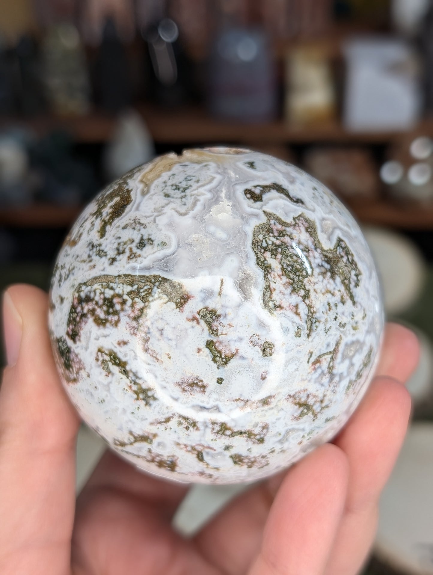 Ocean Jasper Sphere (X62)