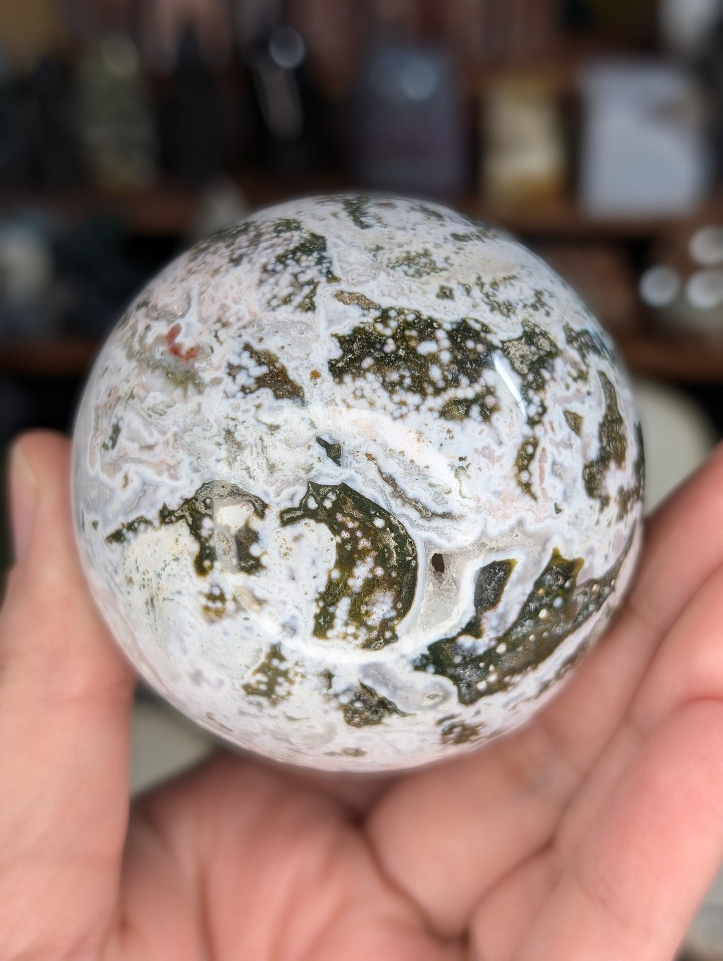 Ocean Jasper Sphere (X62)