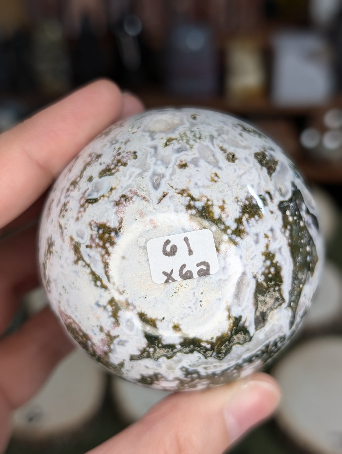 Ocean Jasper Sphere (X62)