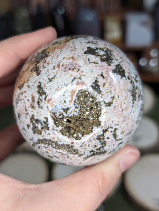 Ocean Jasper Sphere (X66)