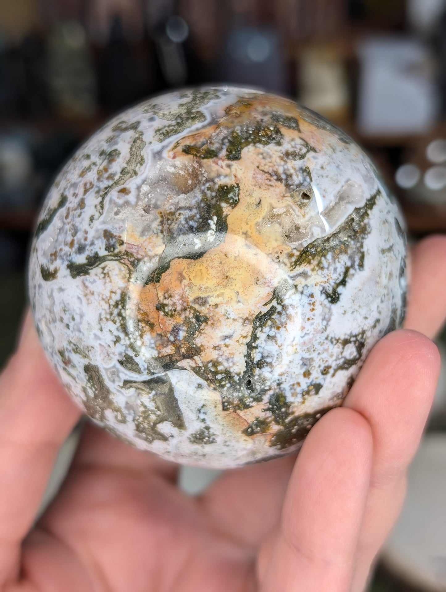 Ocean Jasper Sphere (X66)
