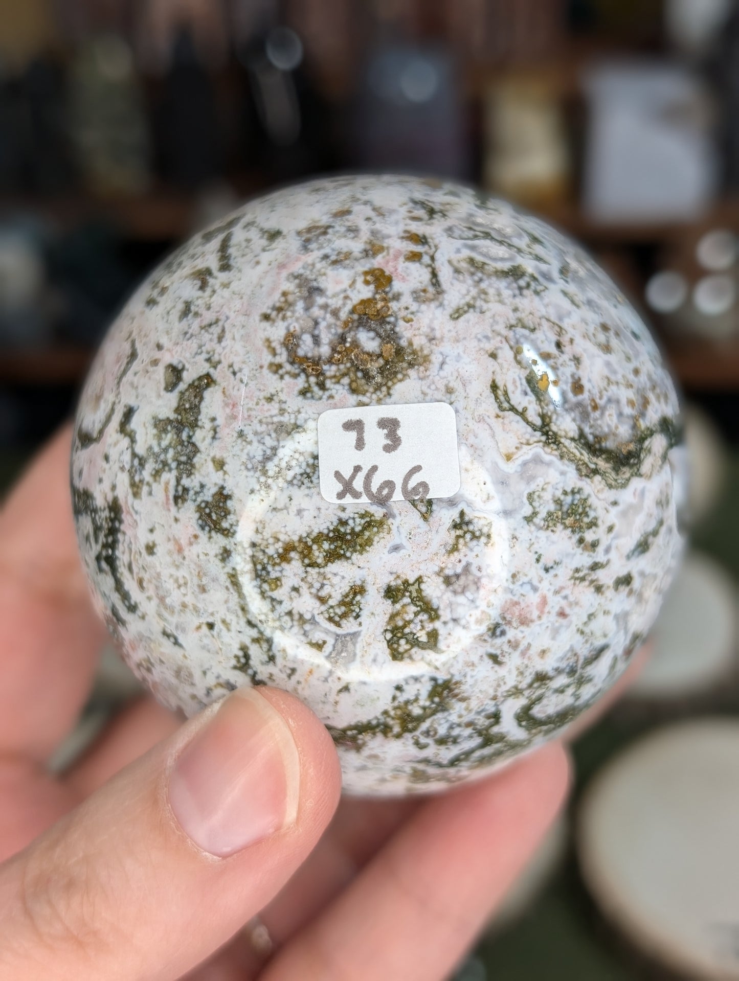 Ocean Jasper Sphere (X66)
