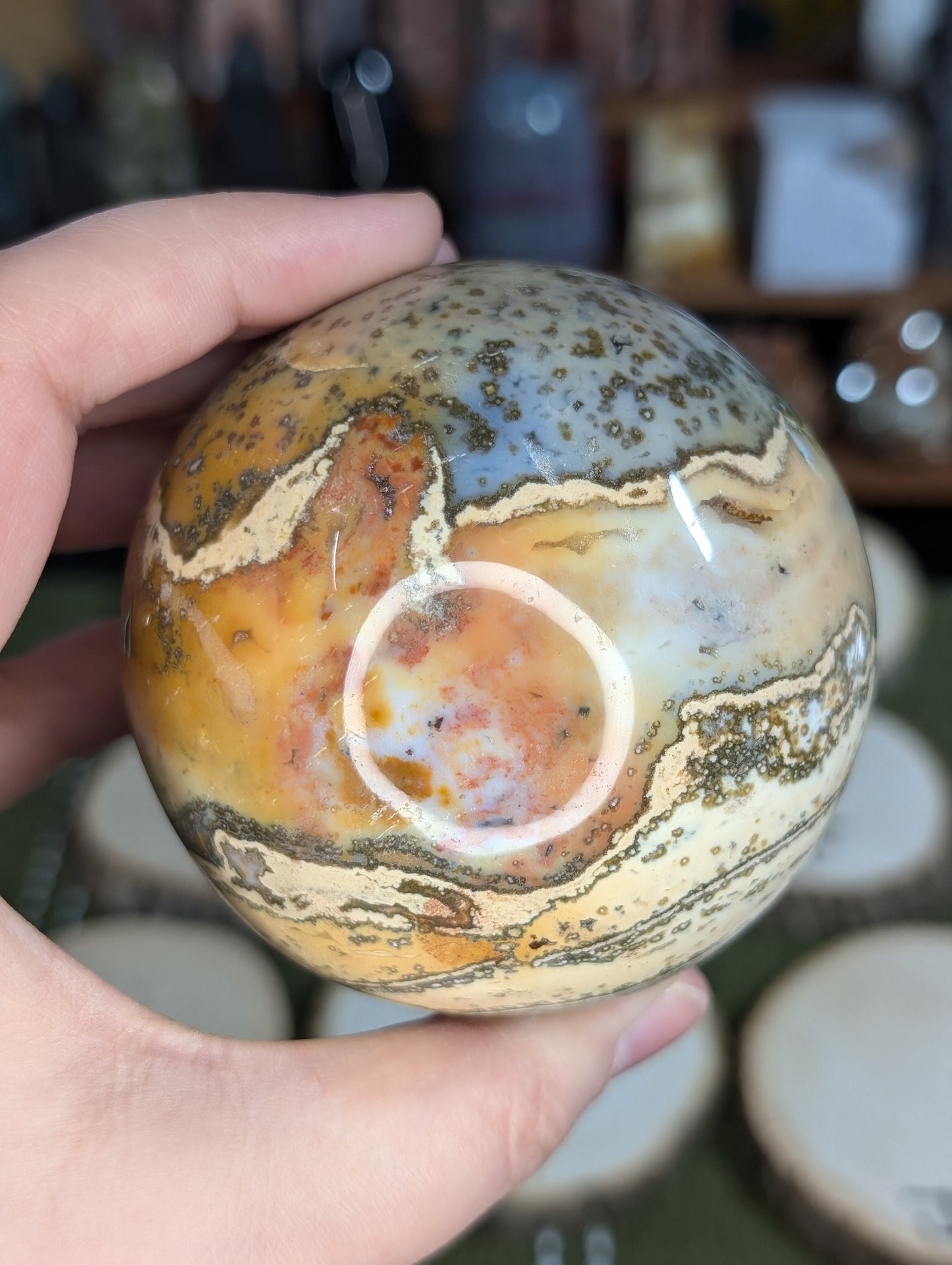 Ocean Jasper Sphere (AS37)