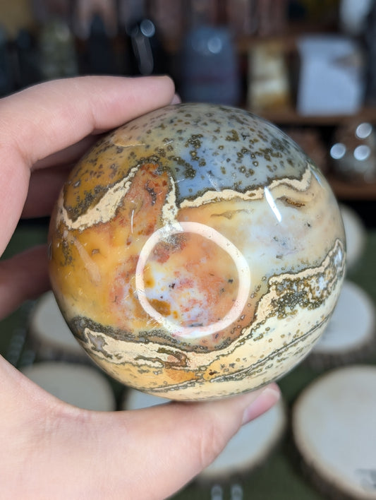 Ocean Jasper Sphere (AS37)