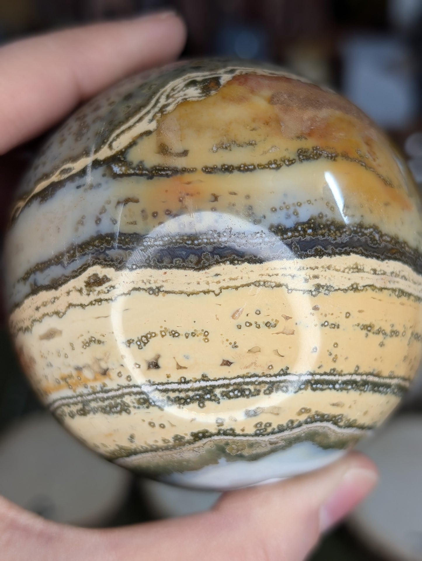 Ocean Jasper Sphere (AS37)