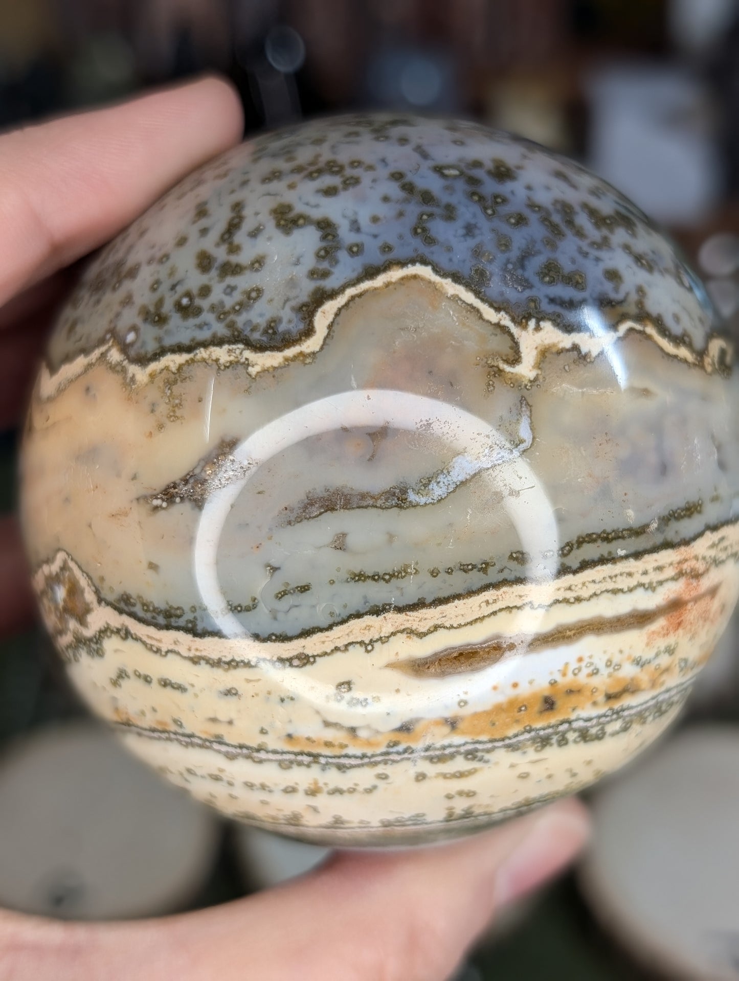 Ocean Jasper Sphere (AS37)