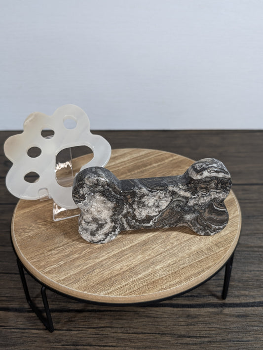 Mexican Calcite Bone & Paw Carving Bundle B