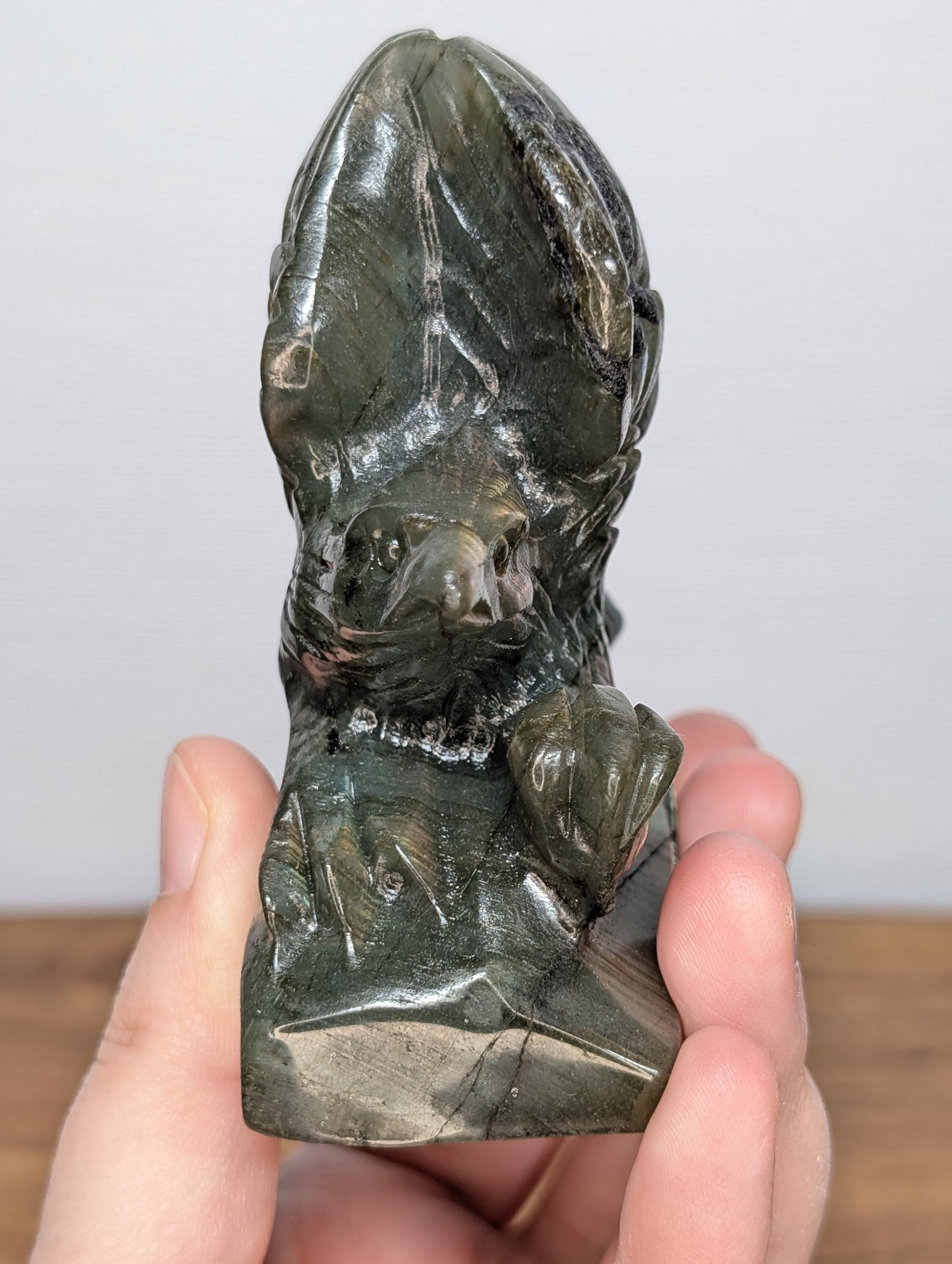 Labradorite Eagle Carving (R97)