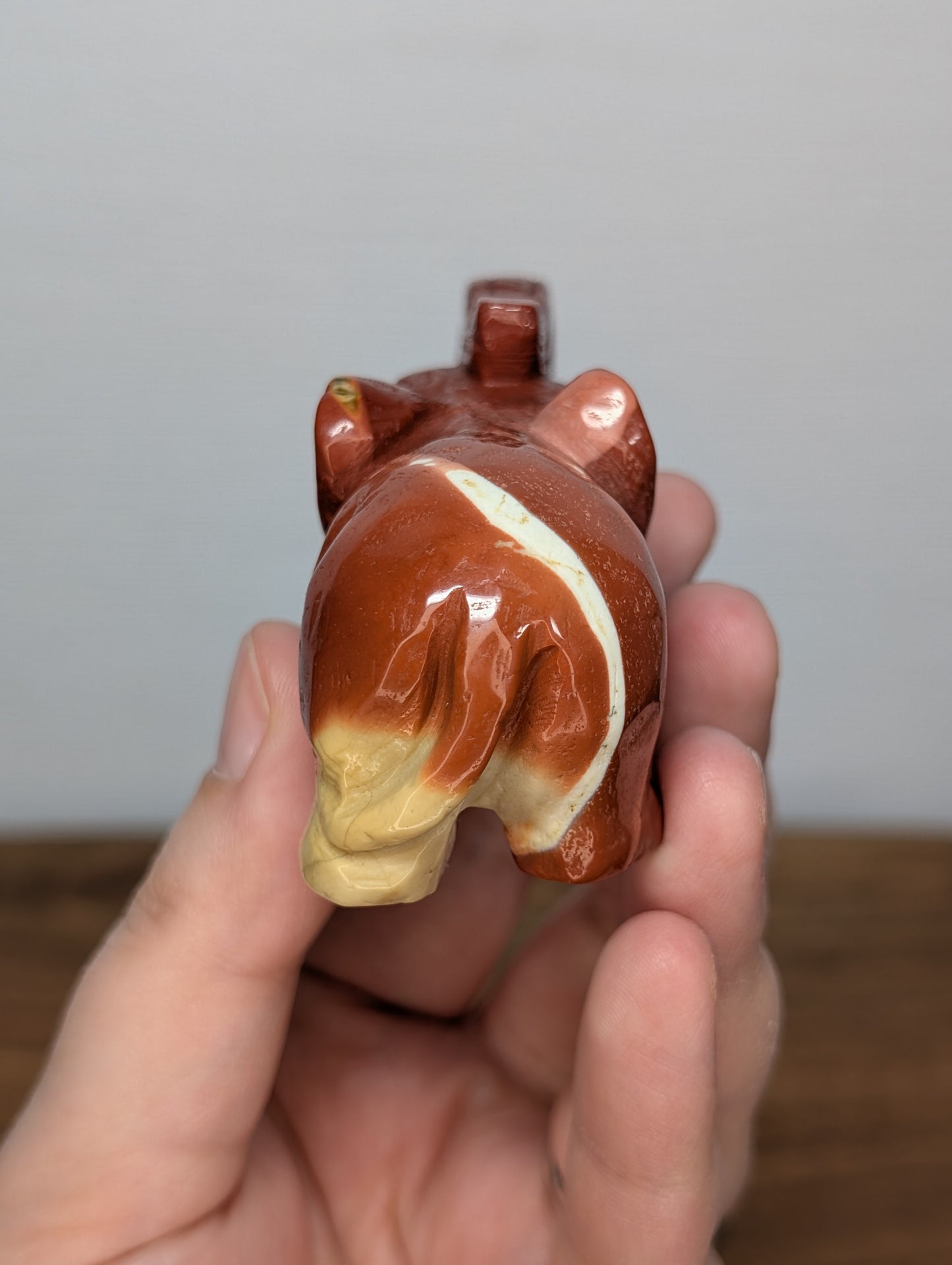 Mookaite Elephant Carving (P20)