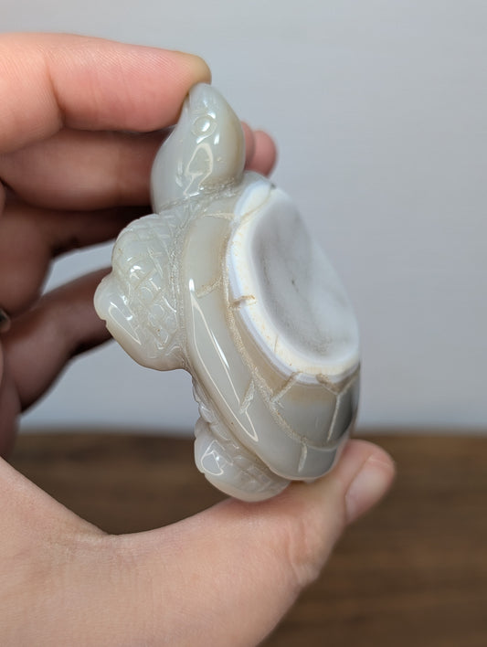 Agate Turtle Carving (BK35)