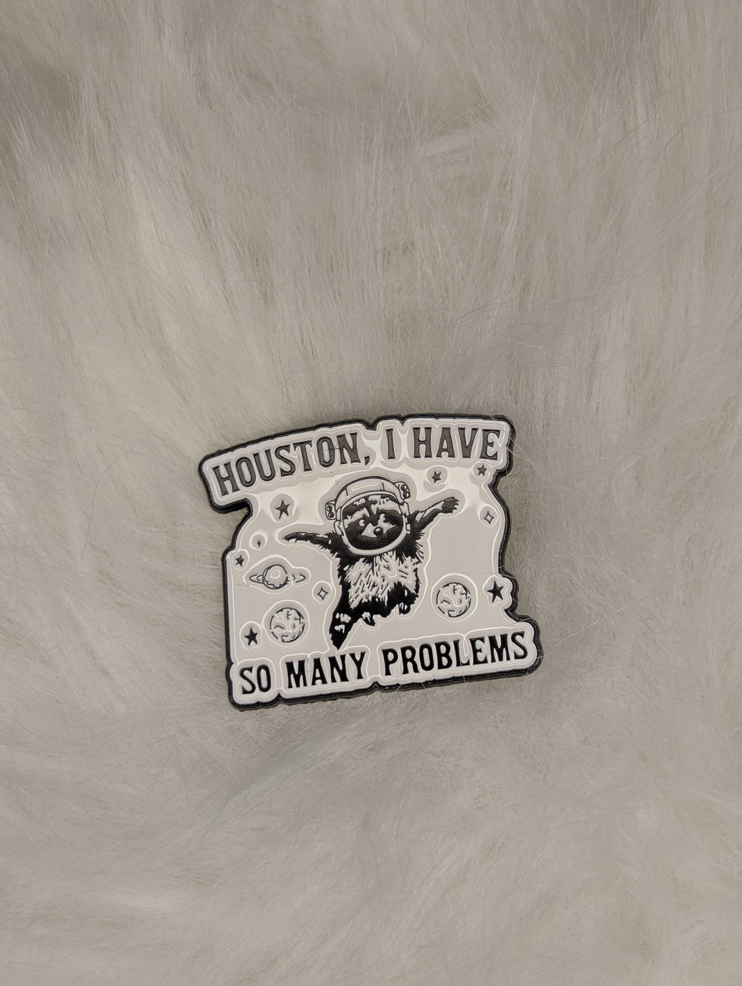 Problematic Raccoon Enamel Pin