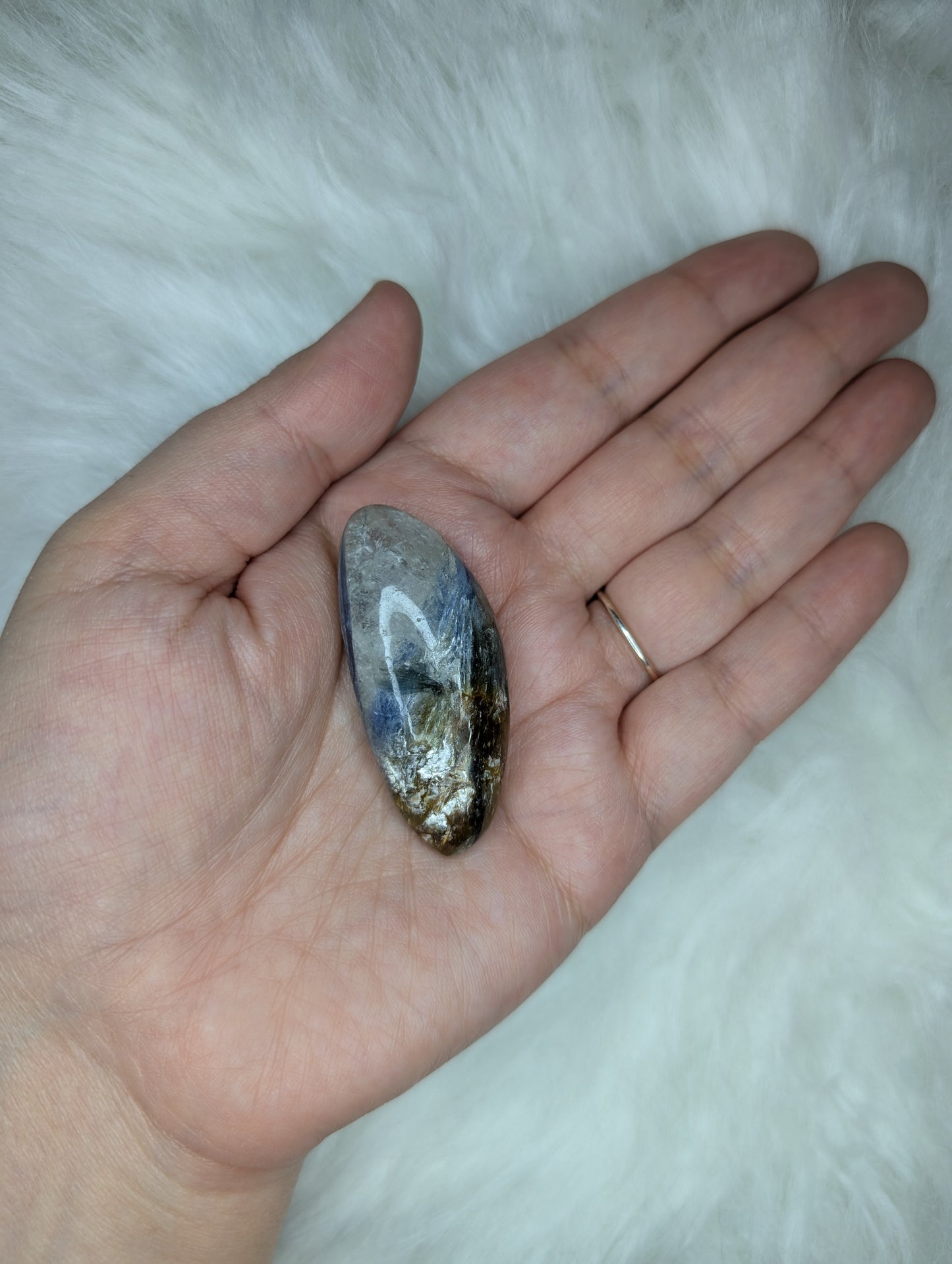 Kyanite w/ Quartz Tumbles