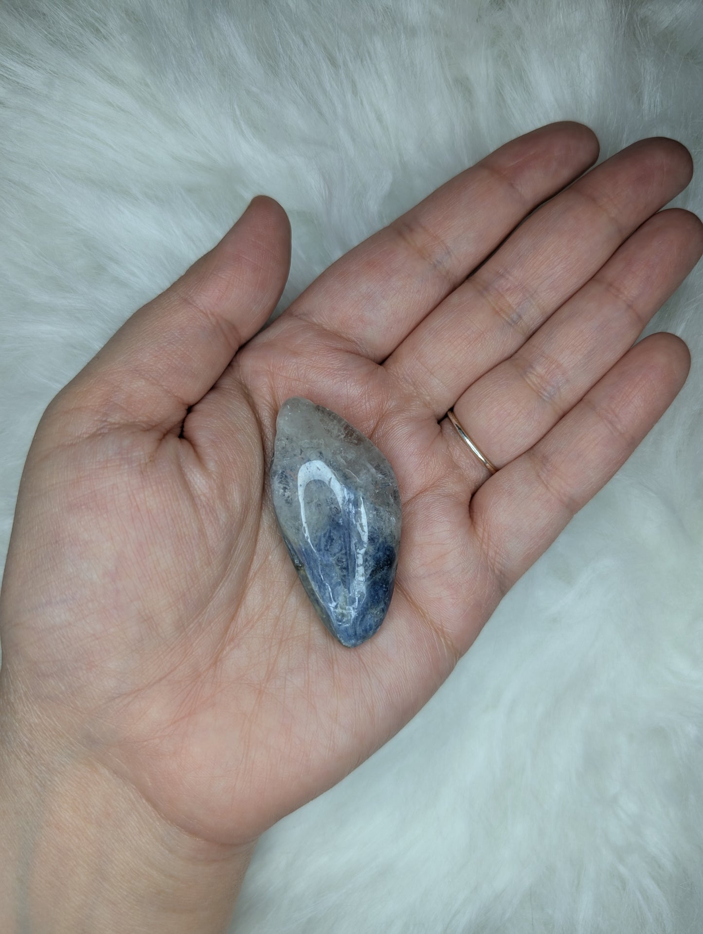 Kyanite w/ Quartz Tumbles