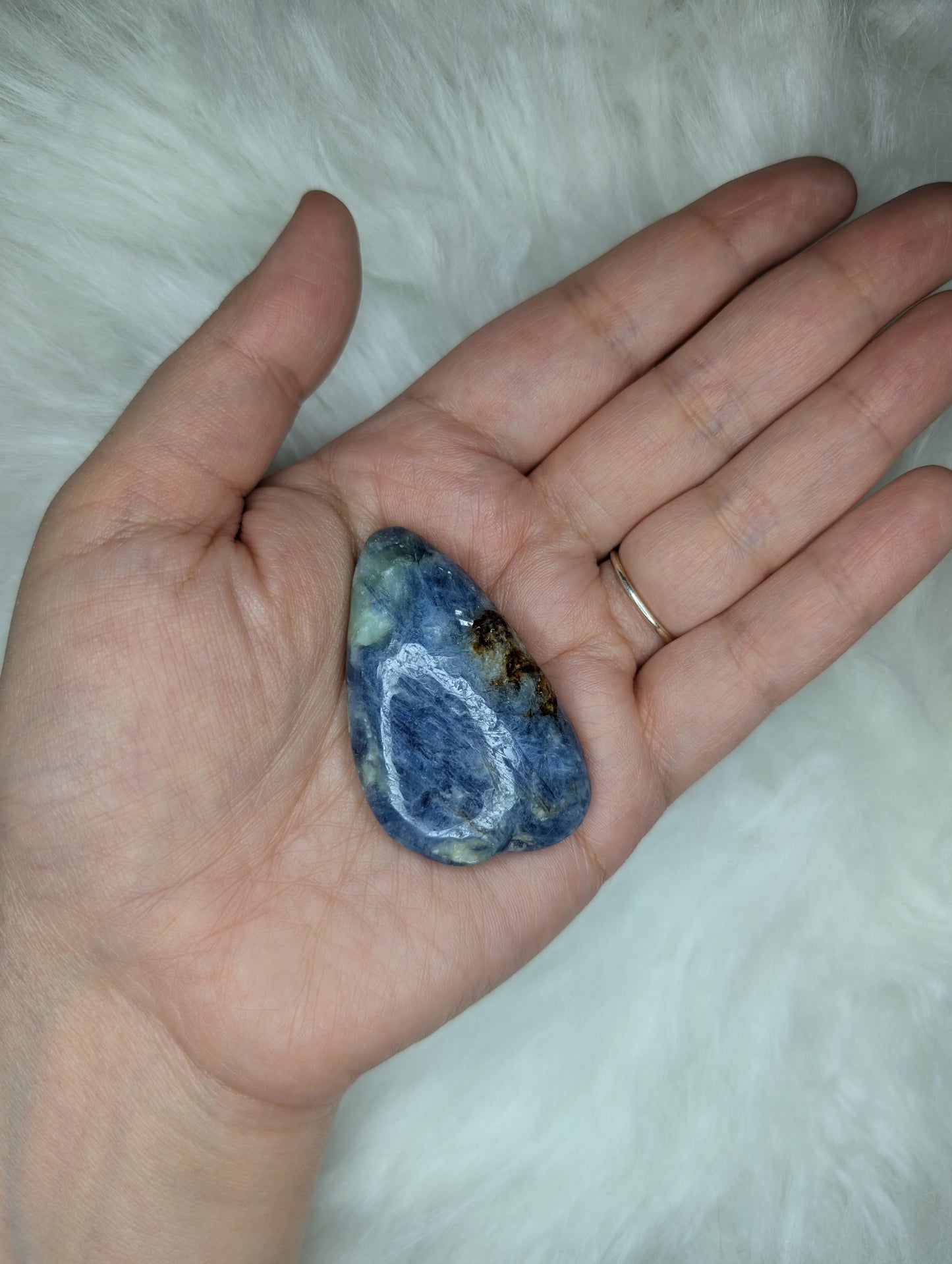 Kyanite w/ Quartz Tumbles