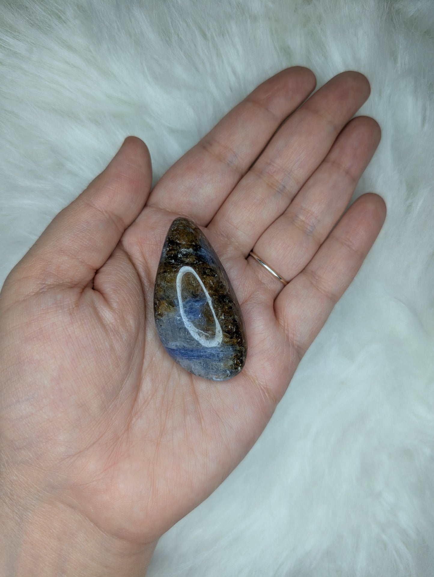 Kyanite w/ Quartz Tumbles